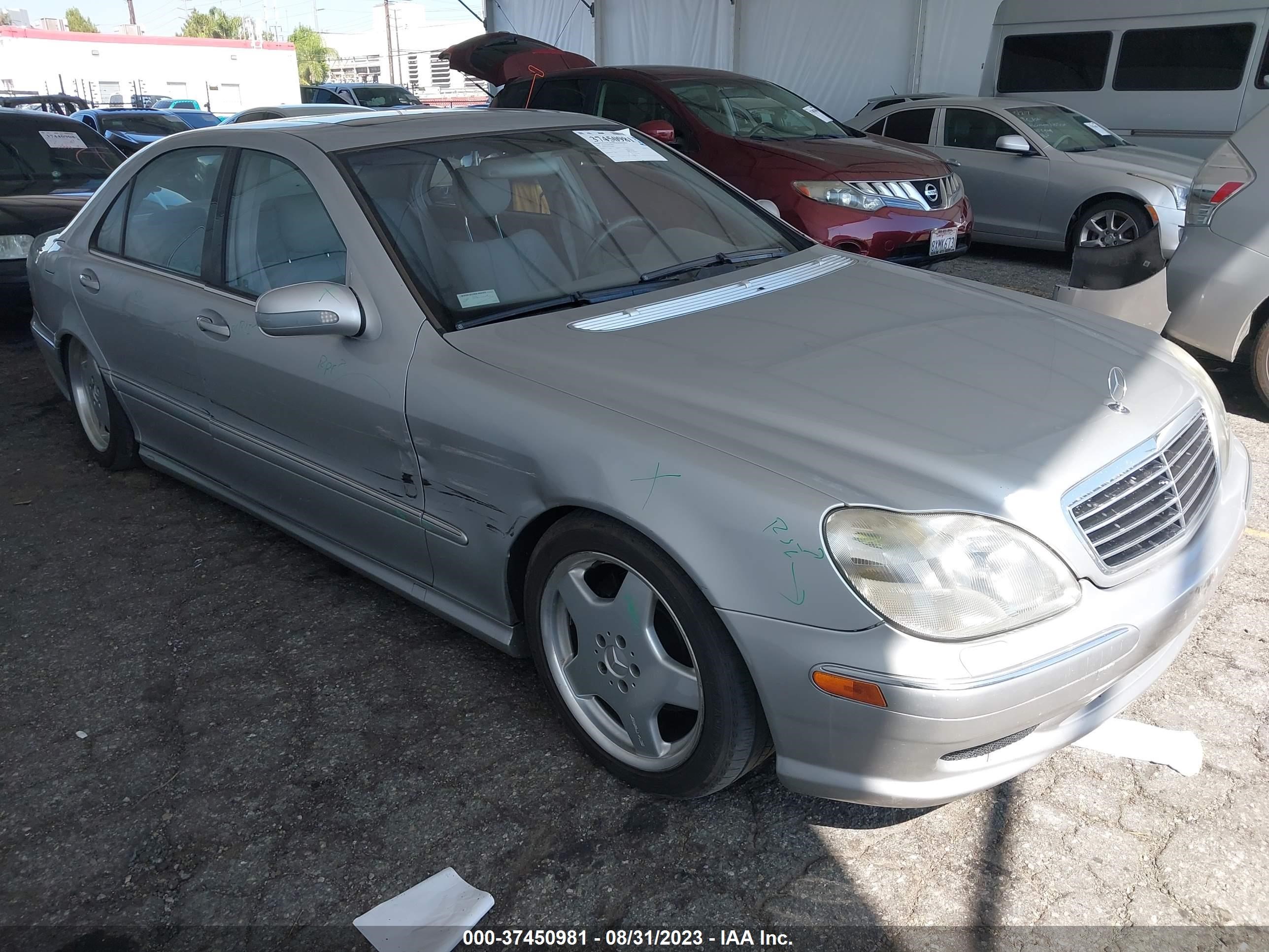 MERCEDES-BENZ S-KLASSE 2001 wdbng70j21a205980