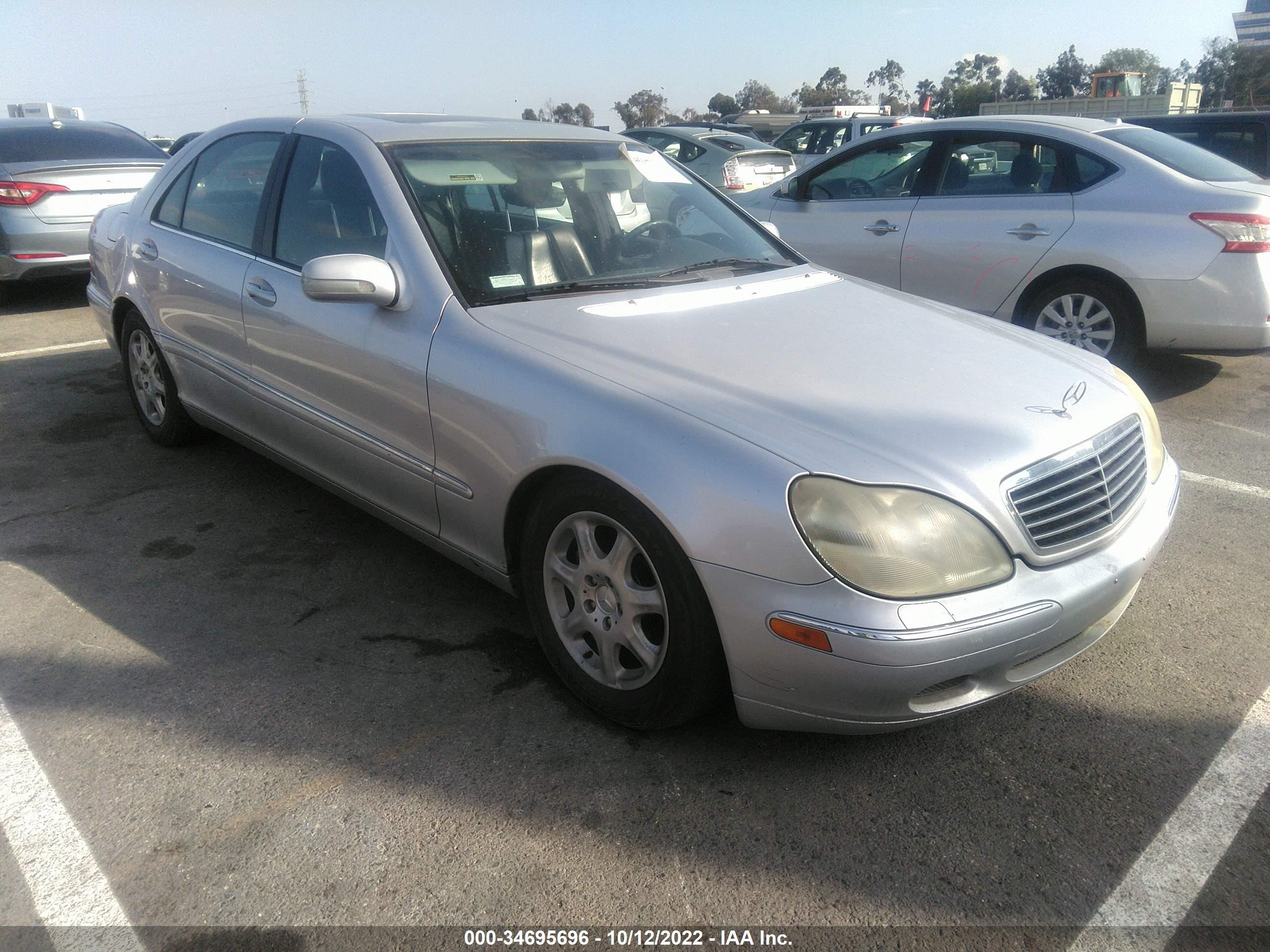 MERCEDES-BENZ S-KLASSE 2000 wdbng75j5ya062879