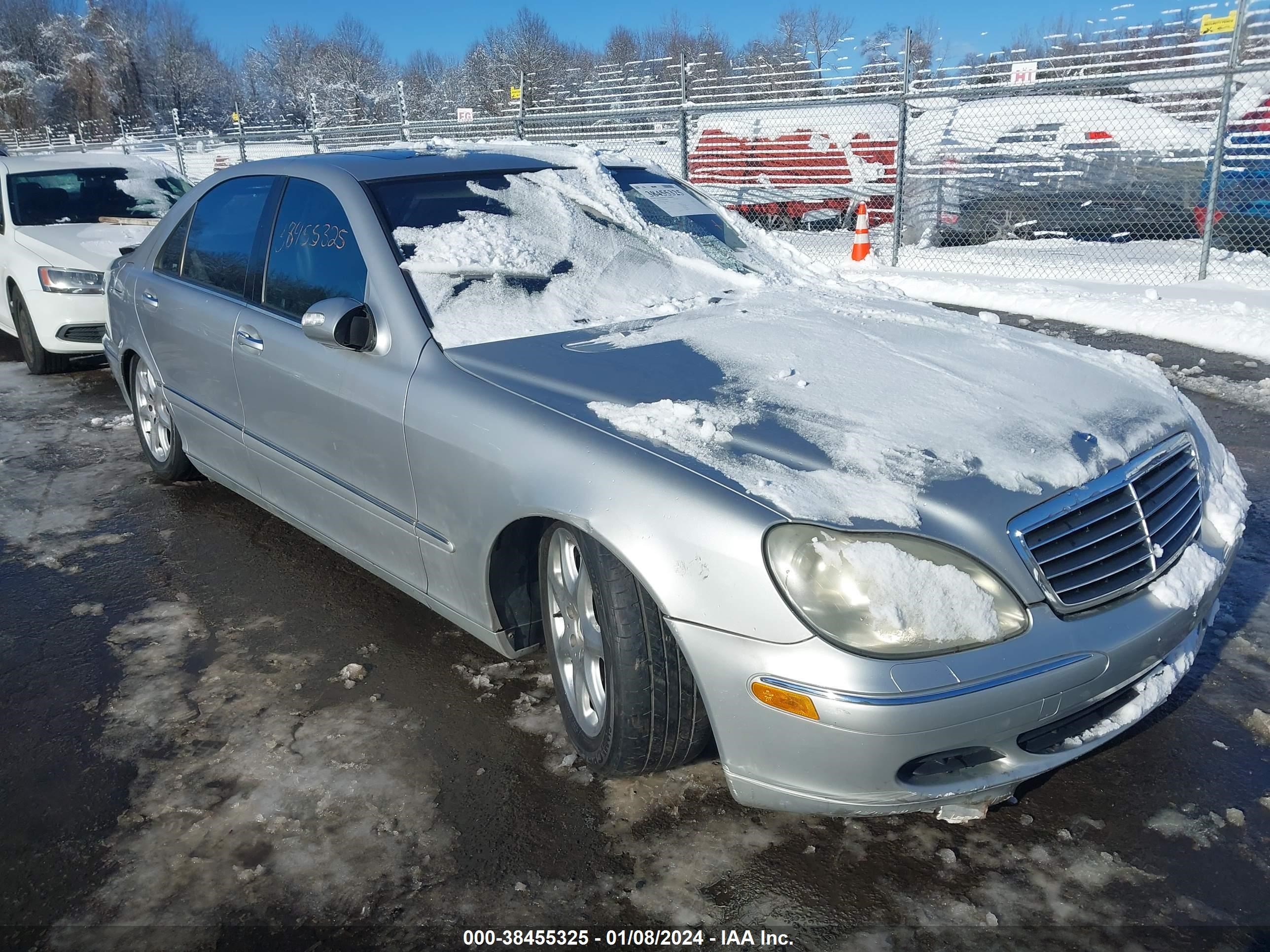 MERCEDES-BENZ S-KLASSE 2003 wdbng84j43a365488