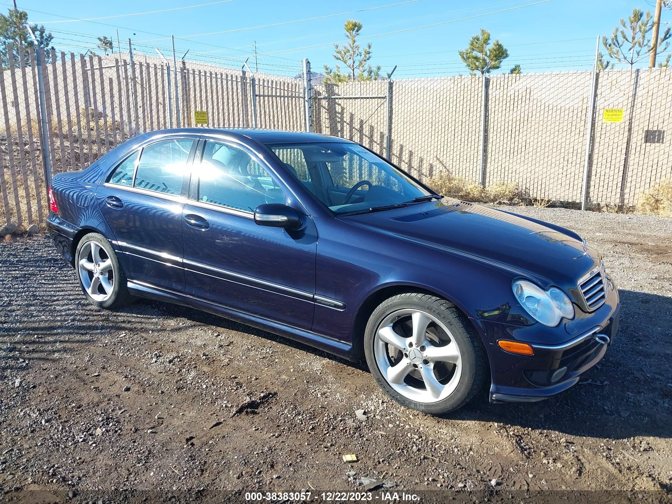 MERCEDES-BENZ C-KLASSE 2005 wdbrf40j35f668643