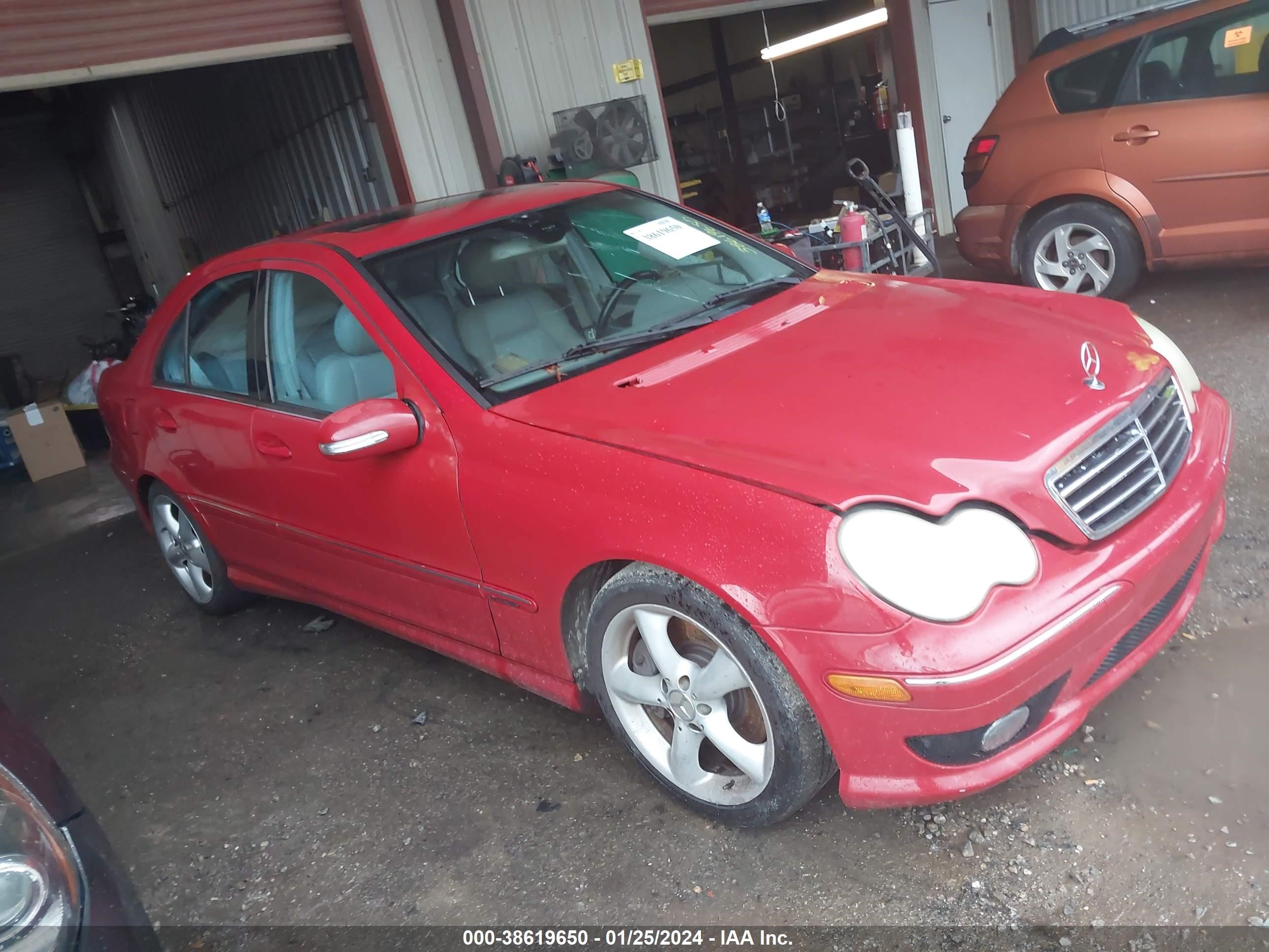 MERCEDES-BENZ C-KLASSE 2005 wdbrf40j75f684487