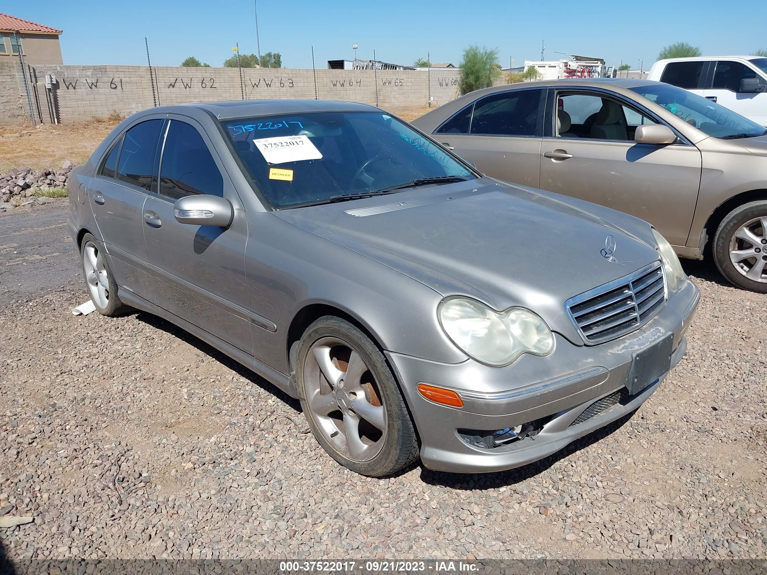 MERCEDES-BENZ C-KLASSE 2005 wdbrf40j85a694846