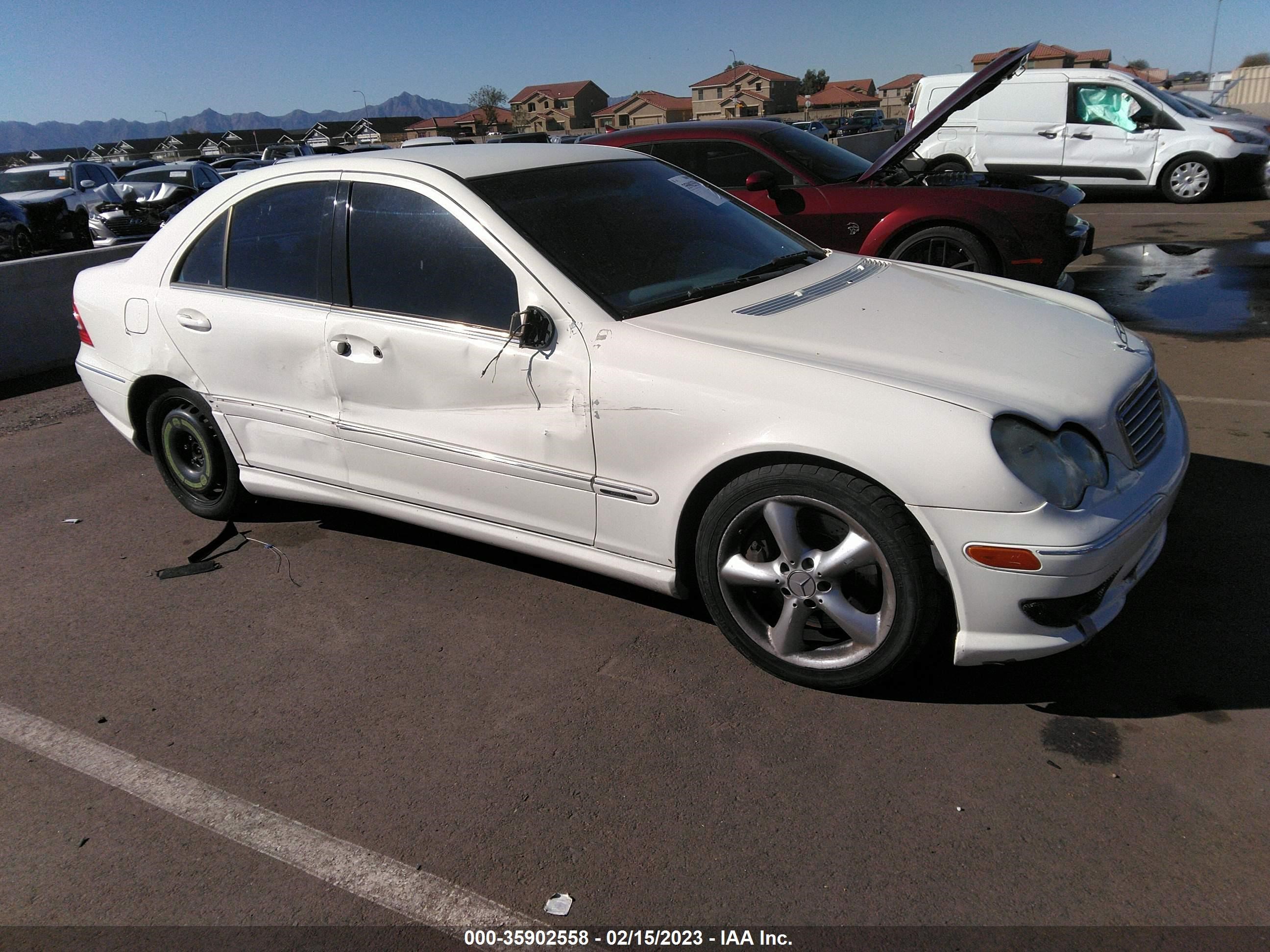 MERCEDES-BENZ C-KLASSE 2005 wdbrf40j95f658697