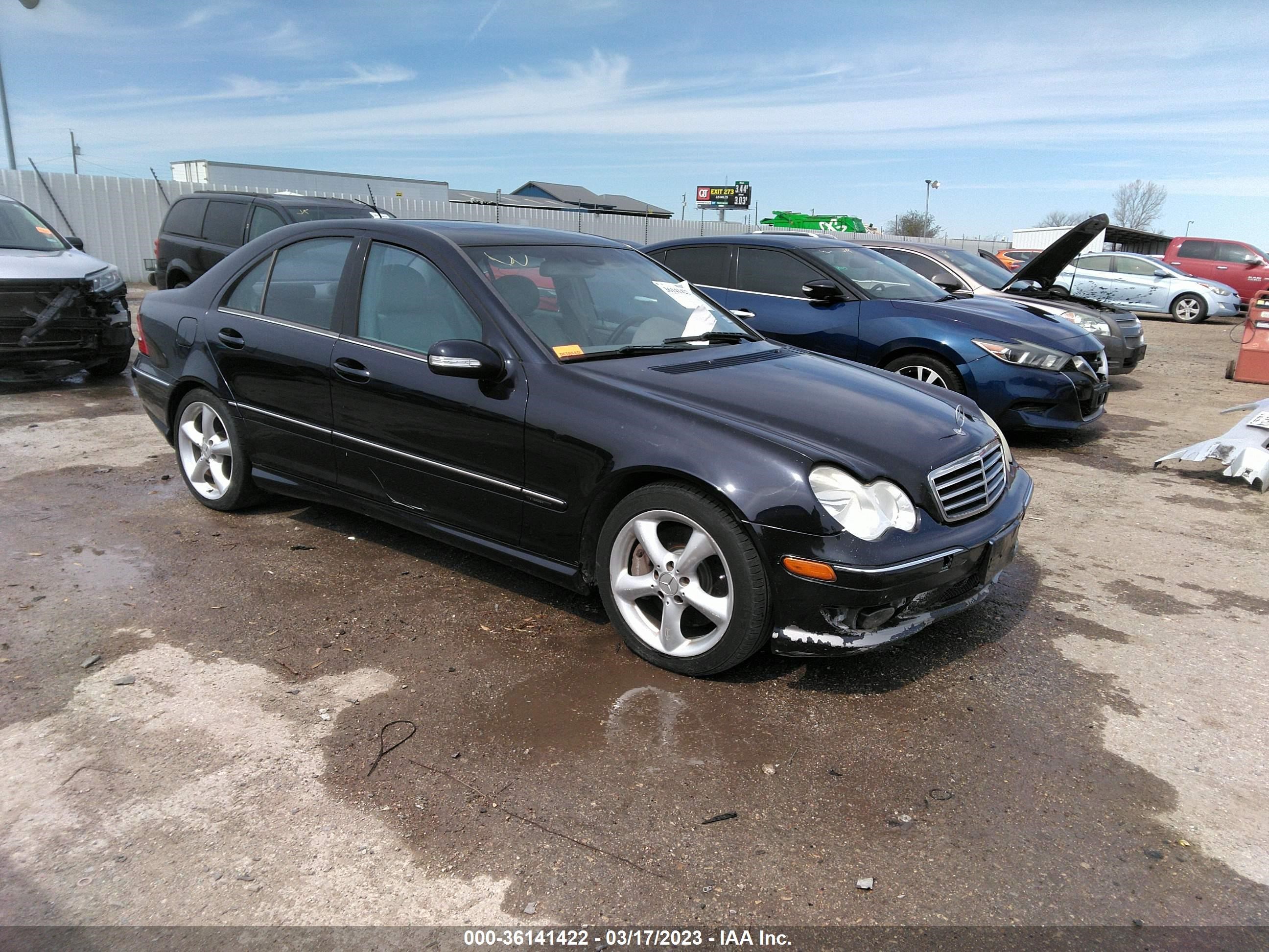 MERCEDES-BENZ C-KLASSE 2006 wdbrf52h06f738794