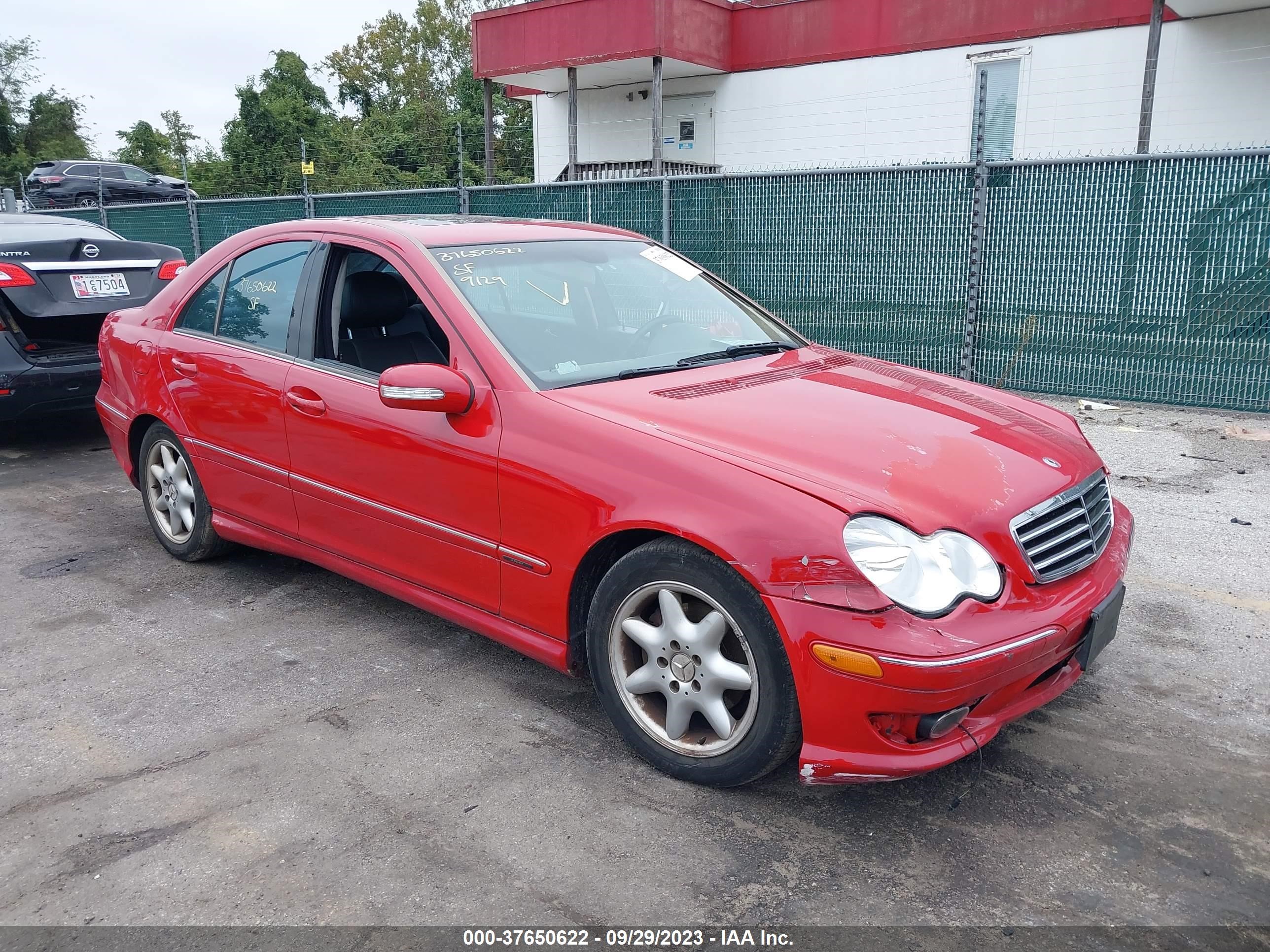 MERCEDES-BENZ C-KLASSE 2007 wdbrf52h17f924538