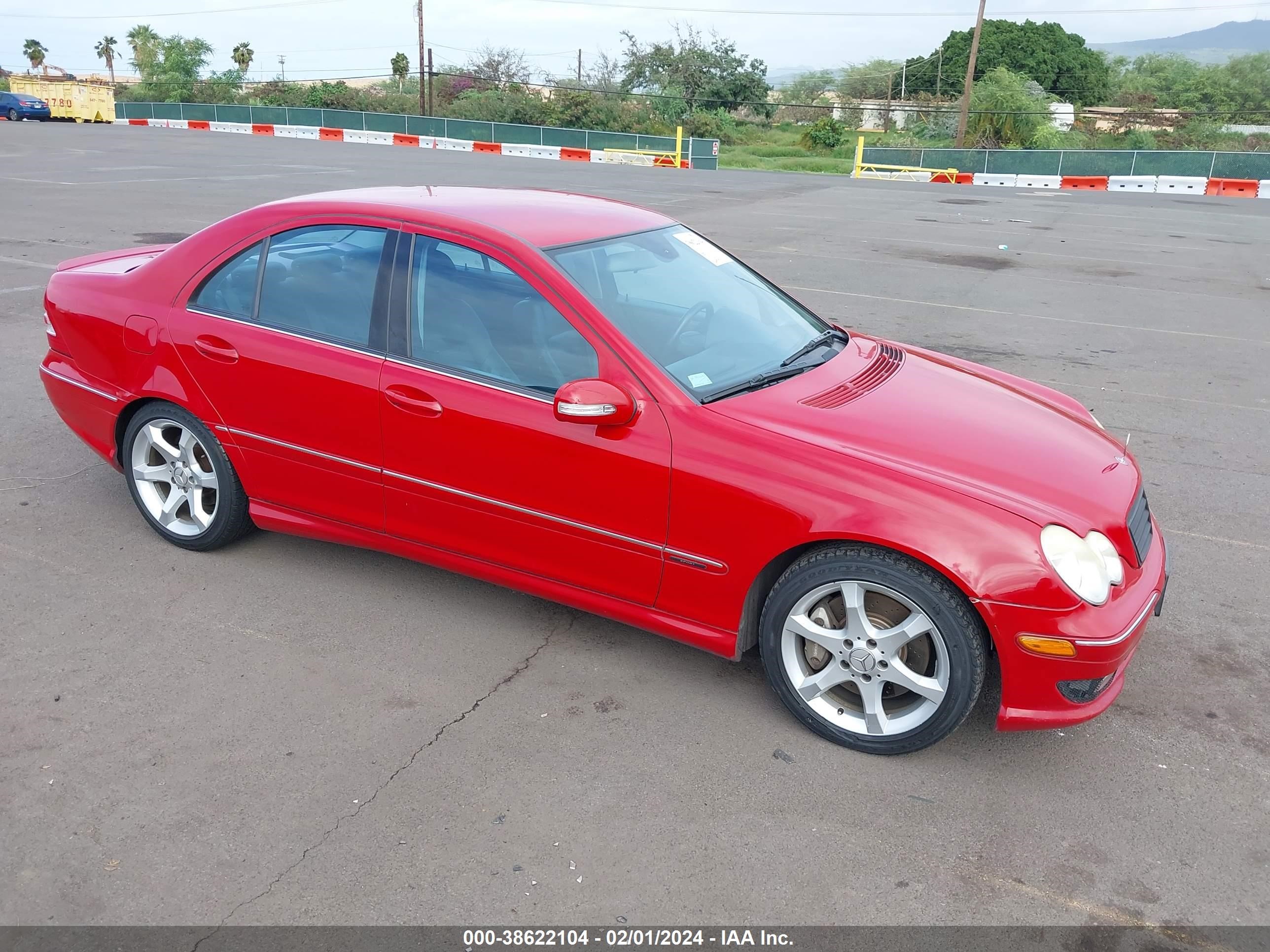 MERCEDES-BENZ C-KLASSE 2007 wdbrf52h17f933966