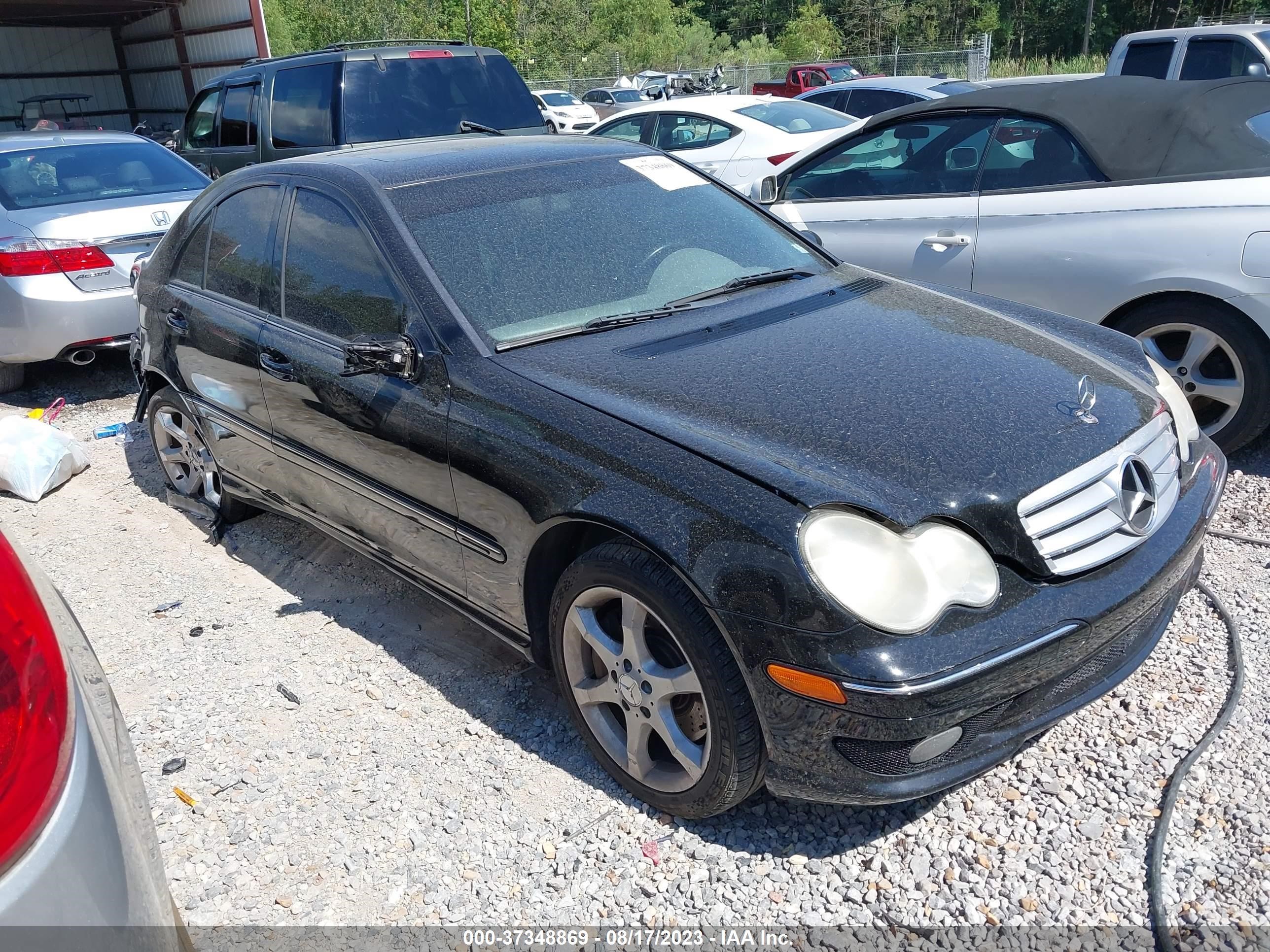 MERCEDES-BENZ C-KLASSE 2007 wdbrf52h27e023801