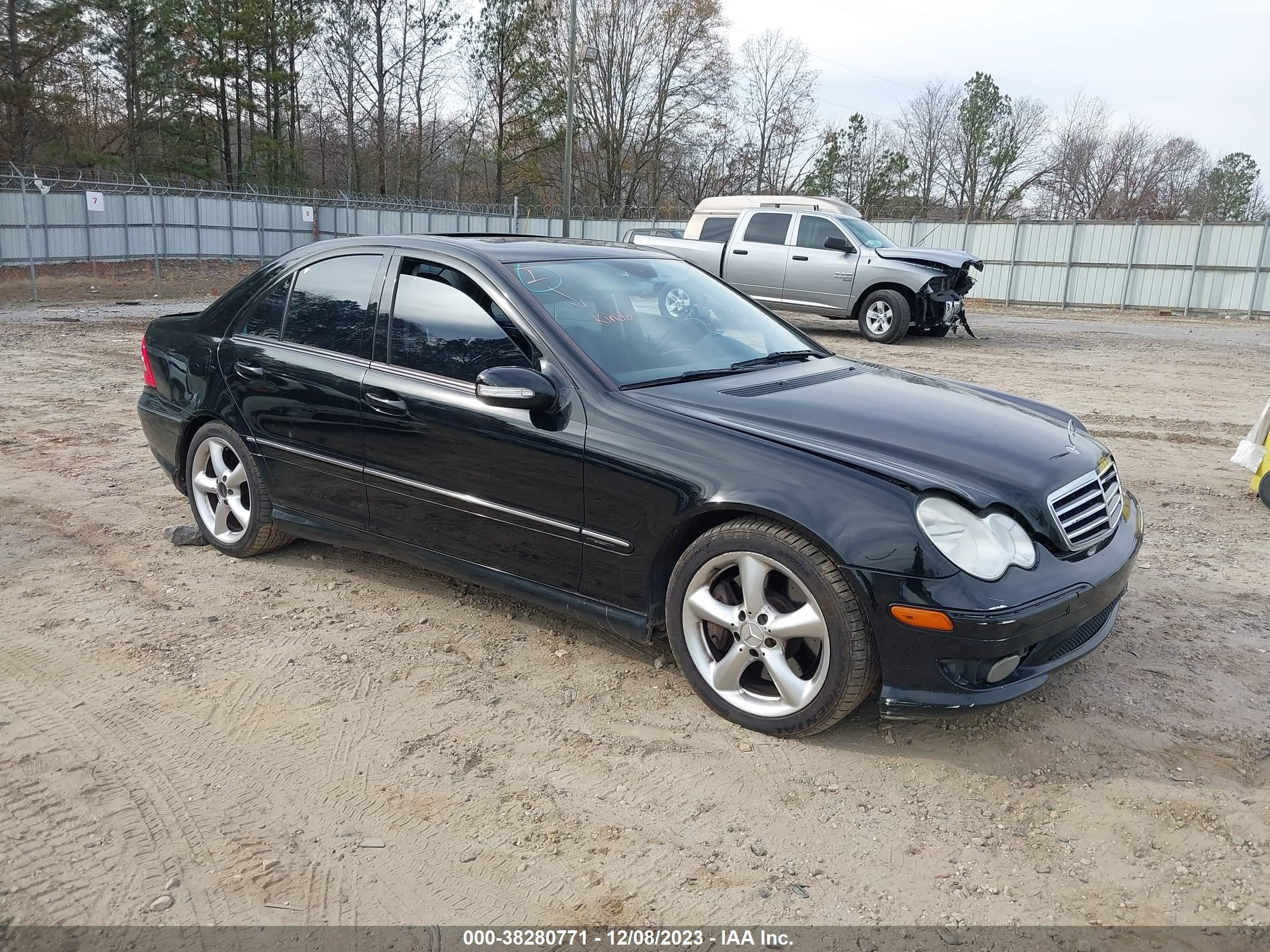 MERCEDES-BENZ C-KLASSE 2006 wdbrf52h36f762507