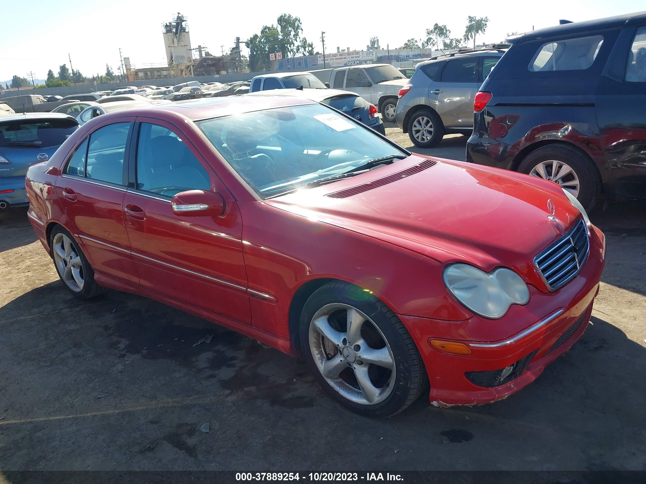 MERCEDES-BENZ C-KLASSE 2006 wdbrf52h46f834878