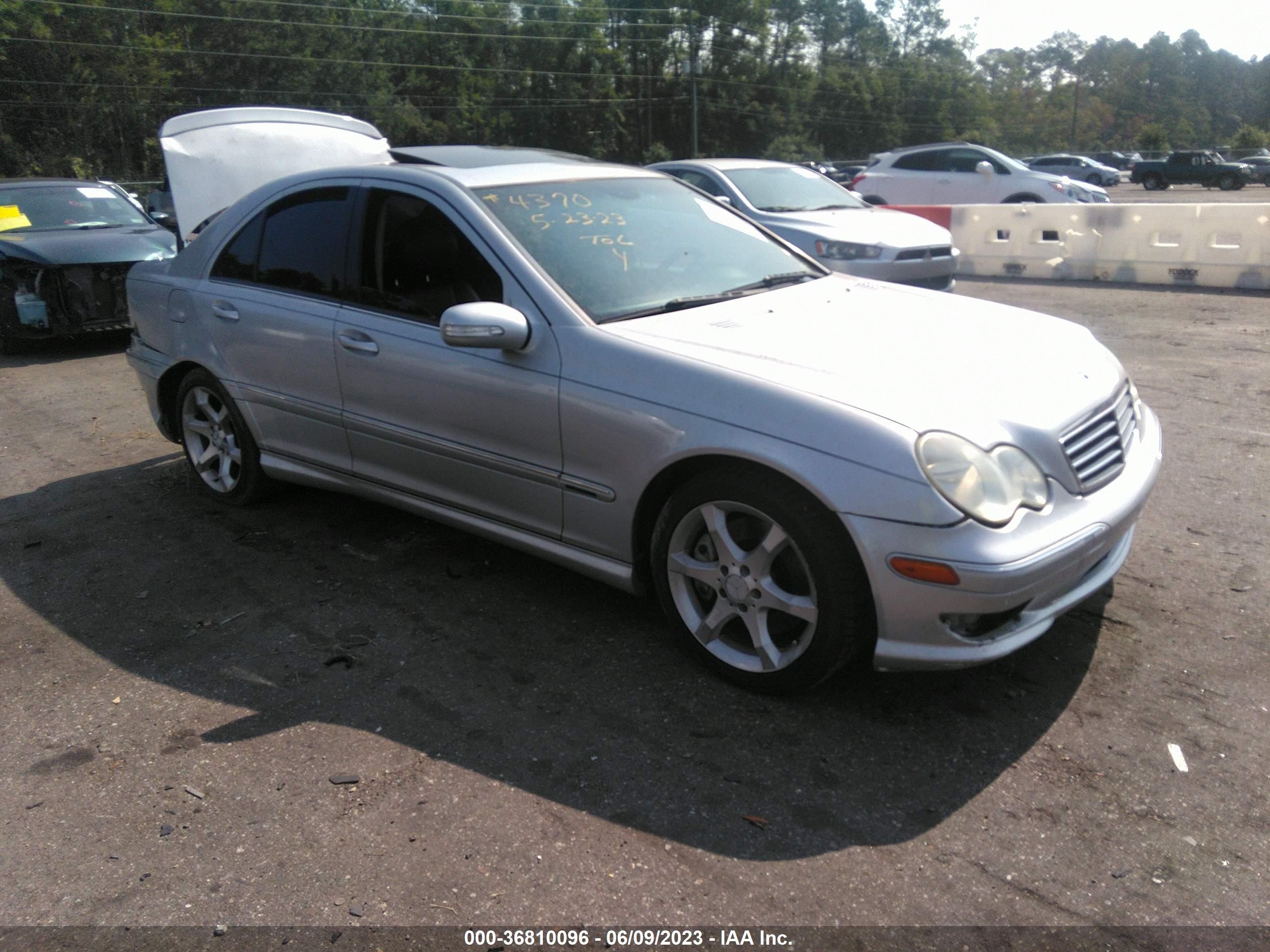 MERCEDES-BENZ C-KLASSE 2007 wdbrf52h47a951729