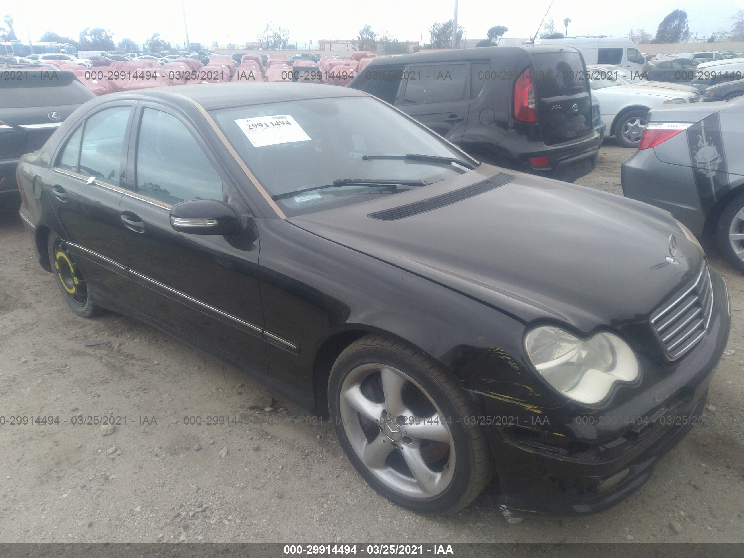 MERCEDES-BENZ C-KLASSE 2006 wdbrf52h56f752691