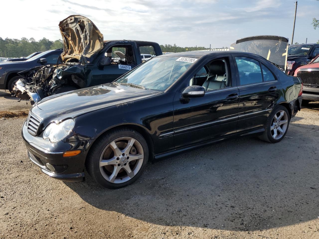 MERCEDES-BENZ C-KLASSE 2007 wdbrf52h57f936160