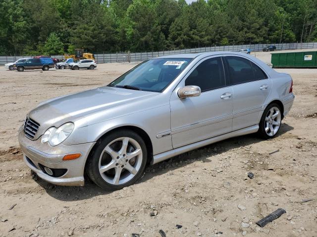 MERCEDES-BENZ C-CLASS 2007 wdbrf52h87f896110