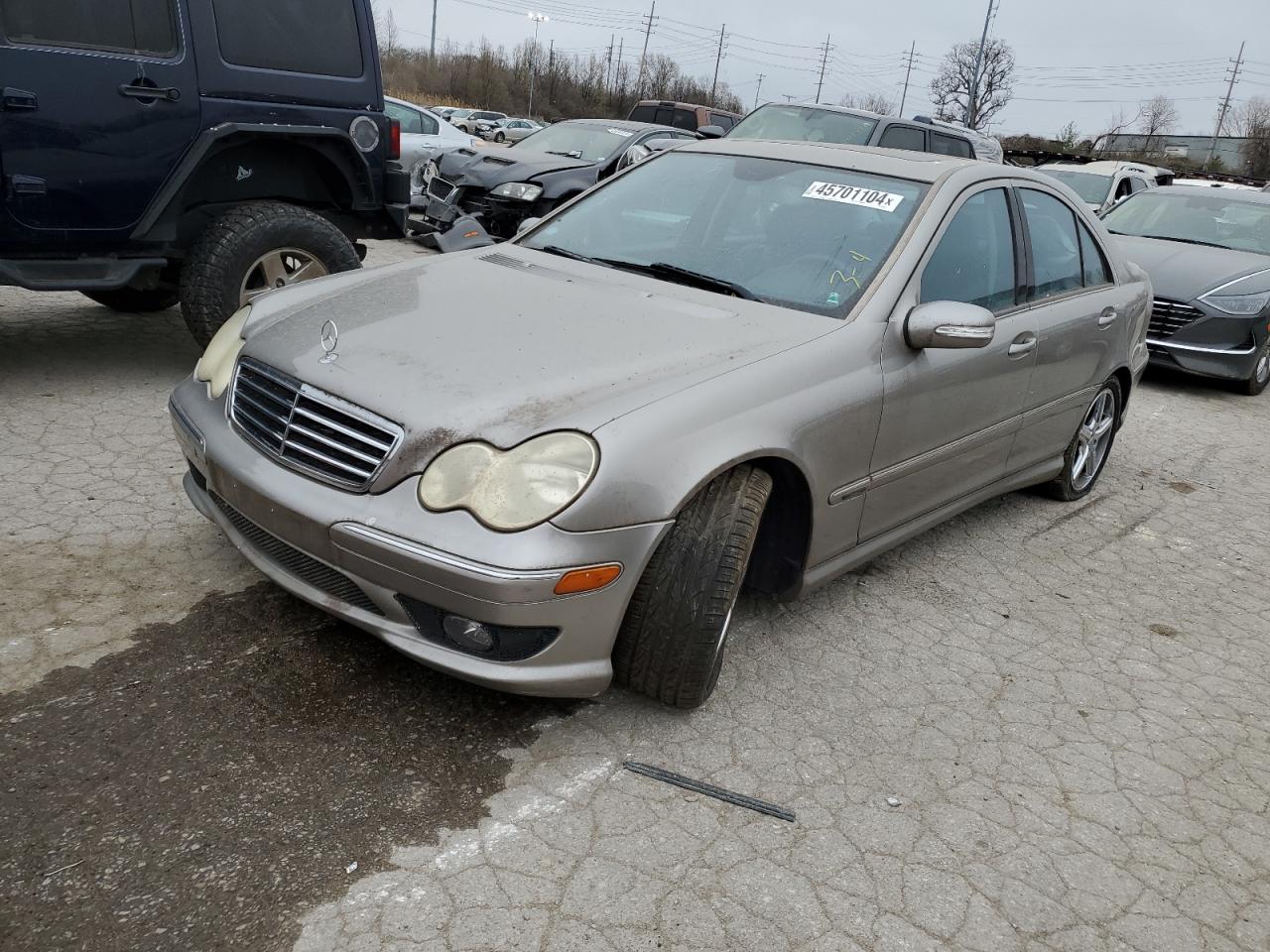 MERCEDES-BENZ C-KLASSE 2007 wdbrf52hx7e027630