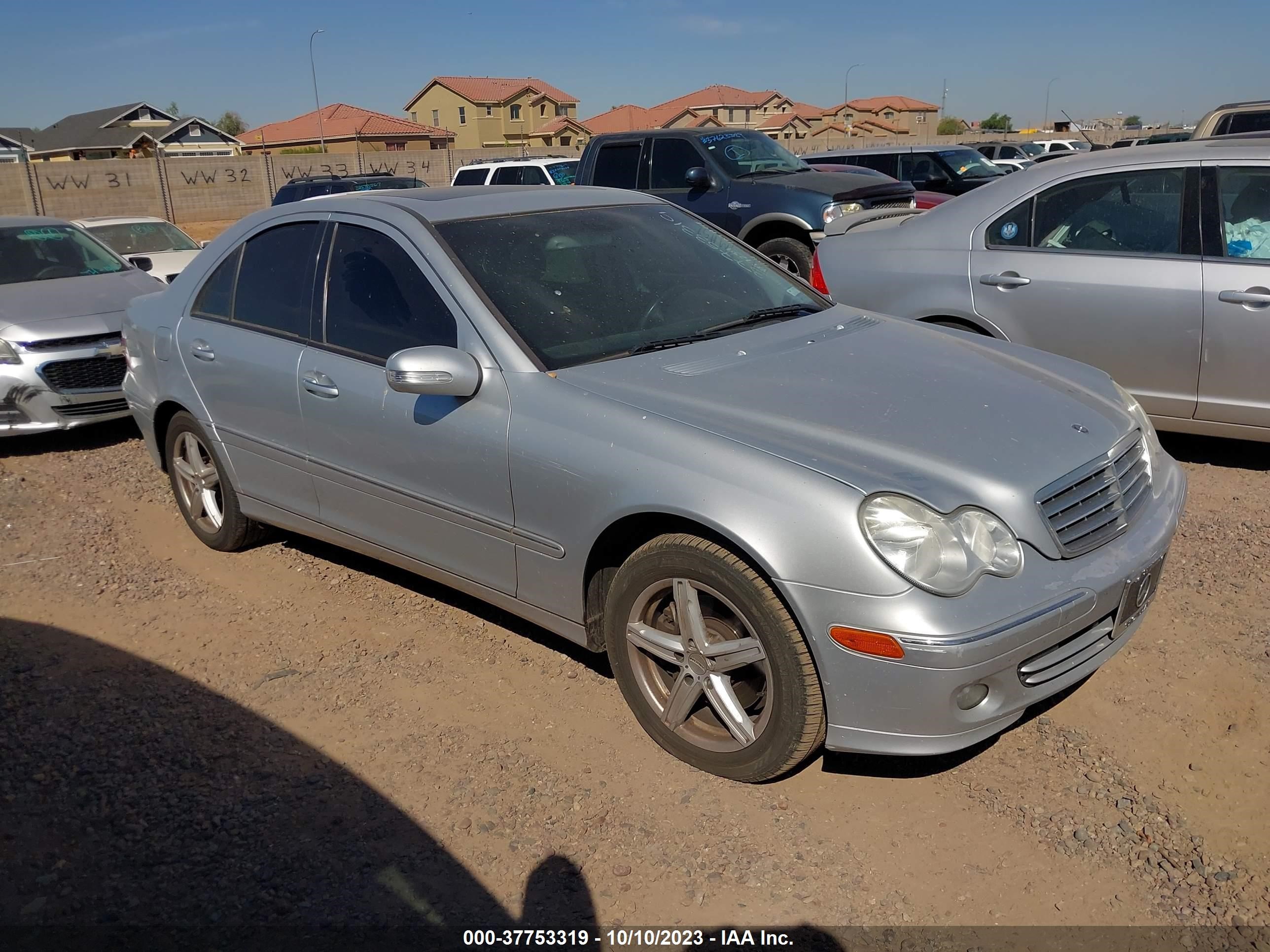 MERCEDES-BENZ C-KLASSE 2006 wdbrf54h76a897239