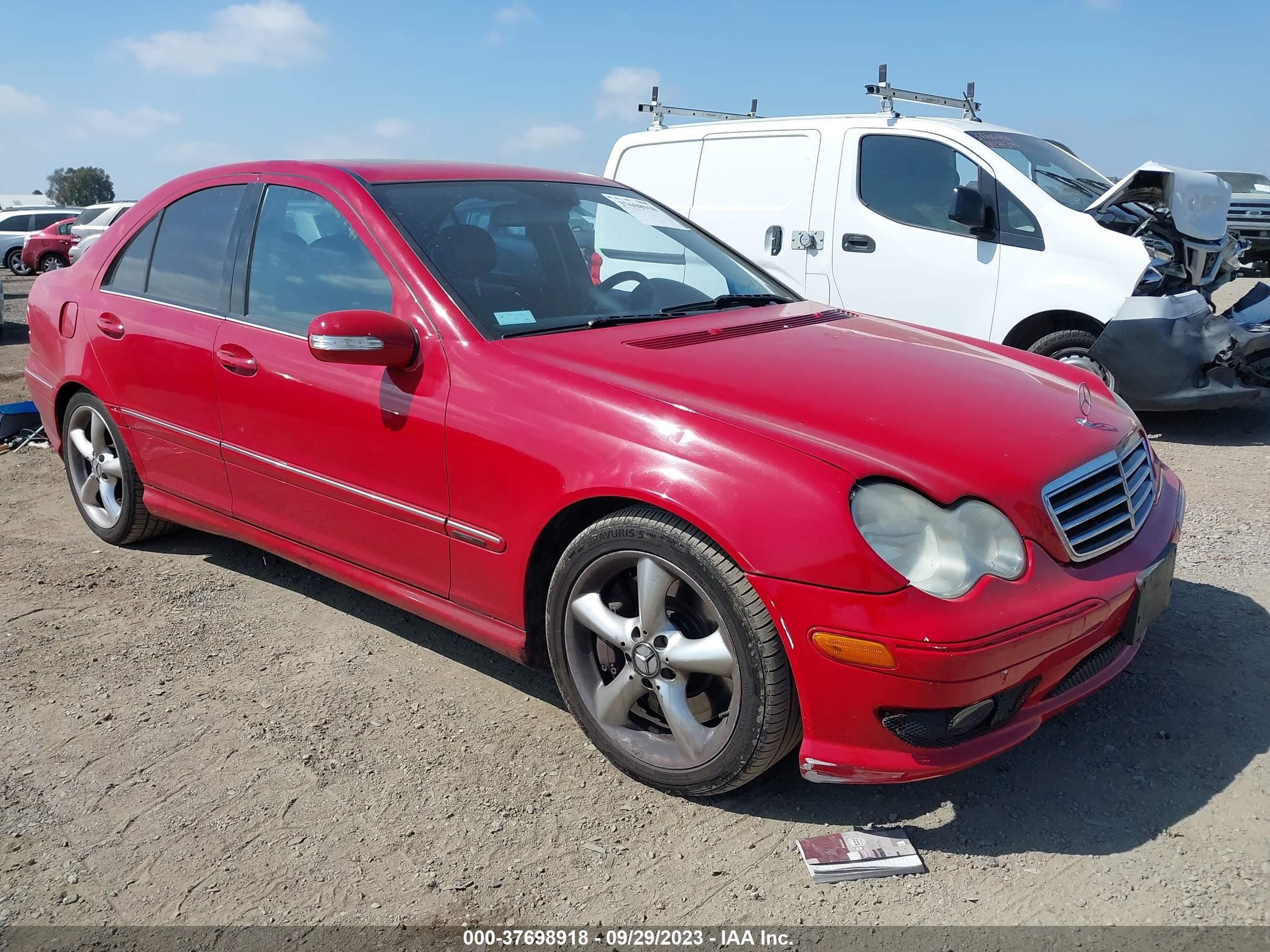 MERCEDES-BENZ C-KLASSE 2006 wdbrf56h06f773930