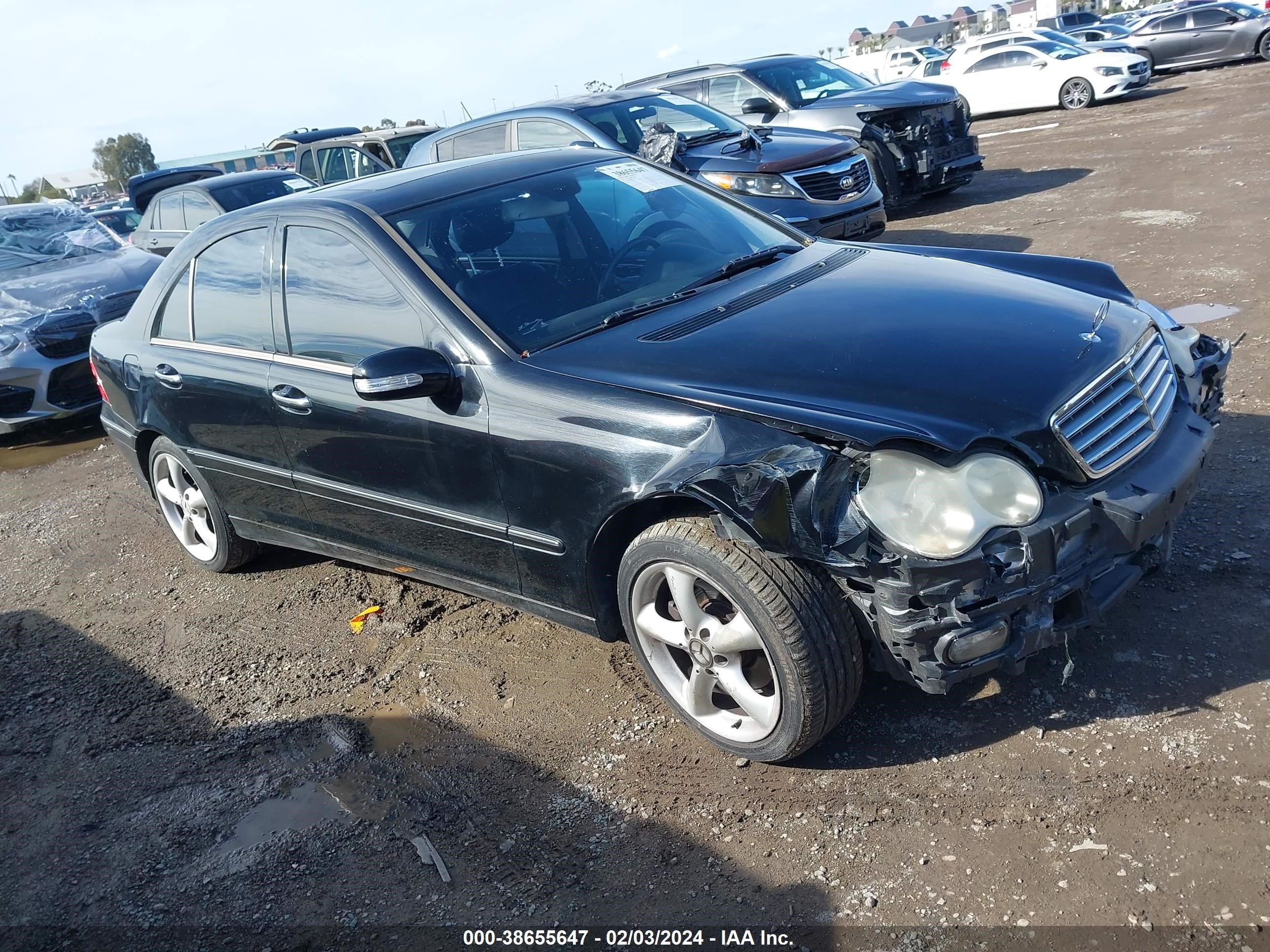 MERCEDES-BENZ C-KLASSE 2006 wdbrf56h36f751419