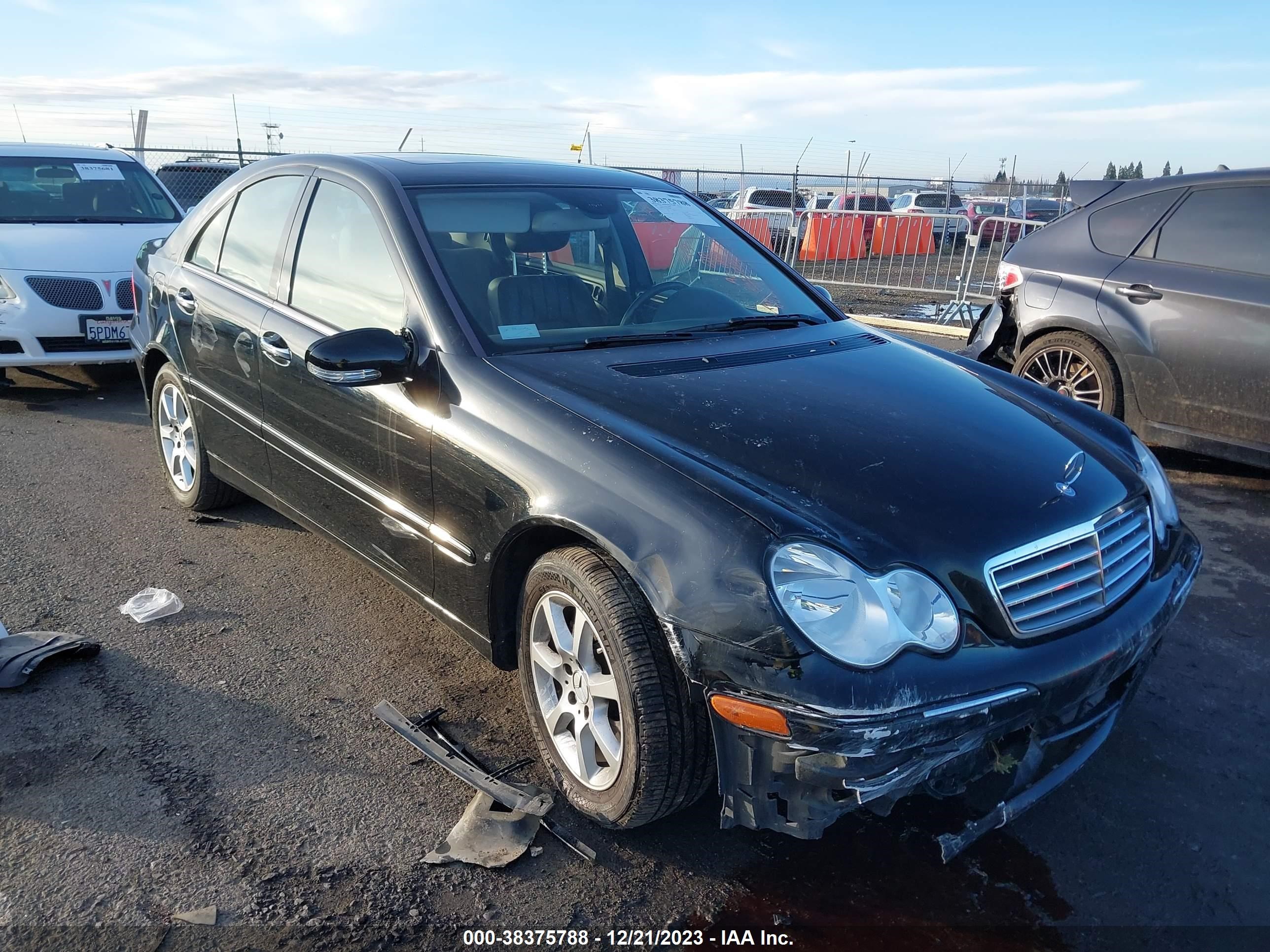 MERCEDES-BENZ C-KLASSE 2007 wdbrf56h67f855808