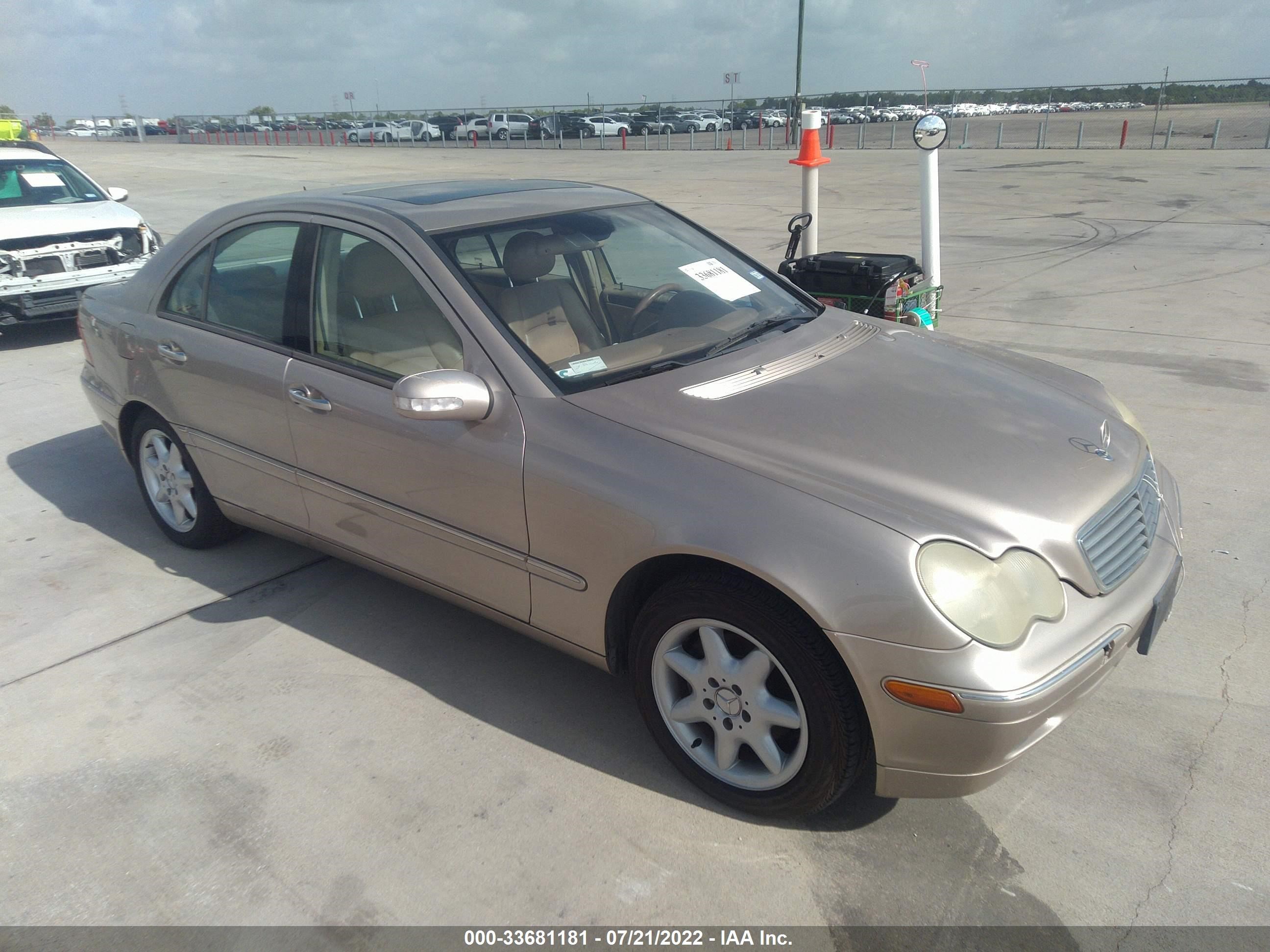 MERCEDES-BENZ C-KLASSE 2002 wdbrf61j22f183254