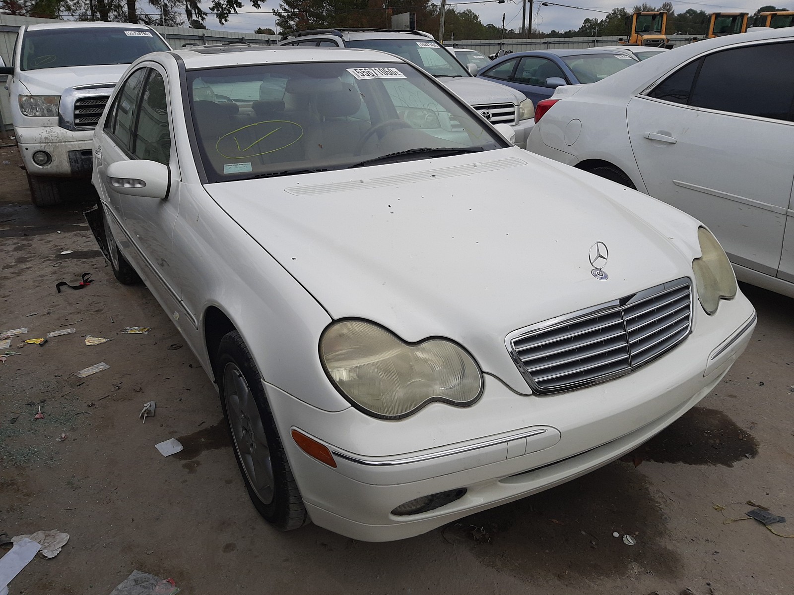 MERCEDES-BENZ C240 2002 wdbrf61j52f222984