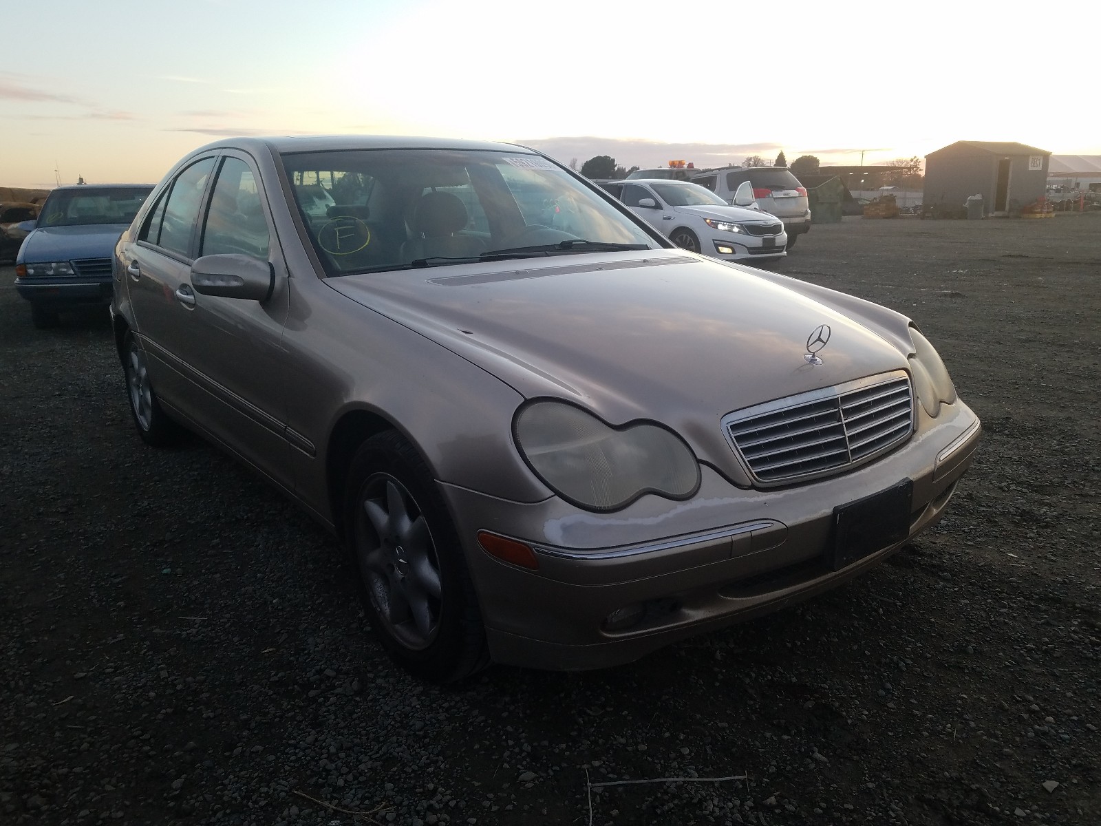 MERCEDES-BENZ C 240 2003 wdbrf61j63f438246