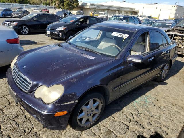 MERCEDES-BENZ C-CLASS 2002 wdbrf61j82f195456