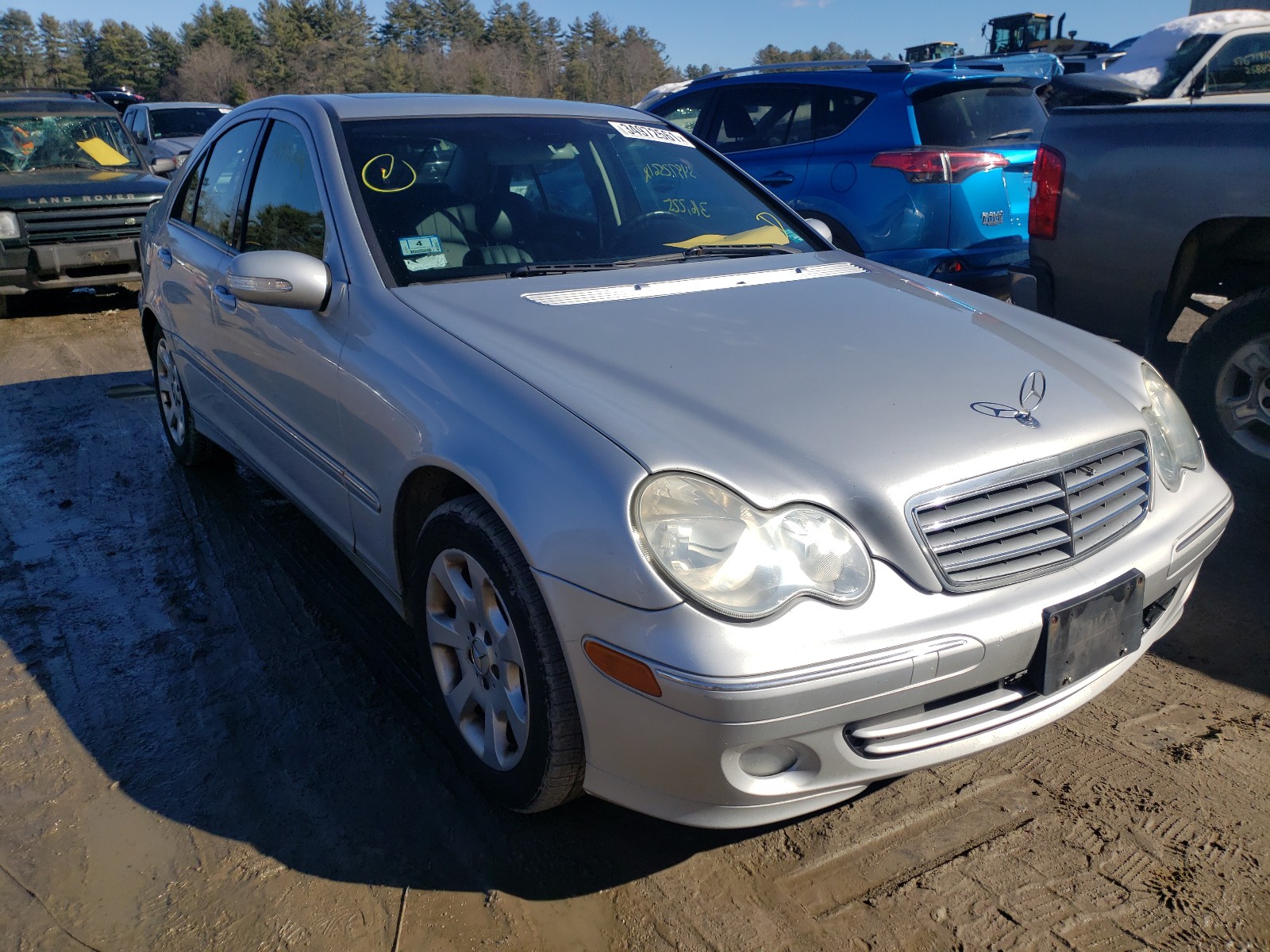 MERCEDES-BENZ C240 2005 wdbrf81j45f589455