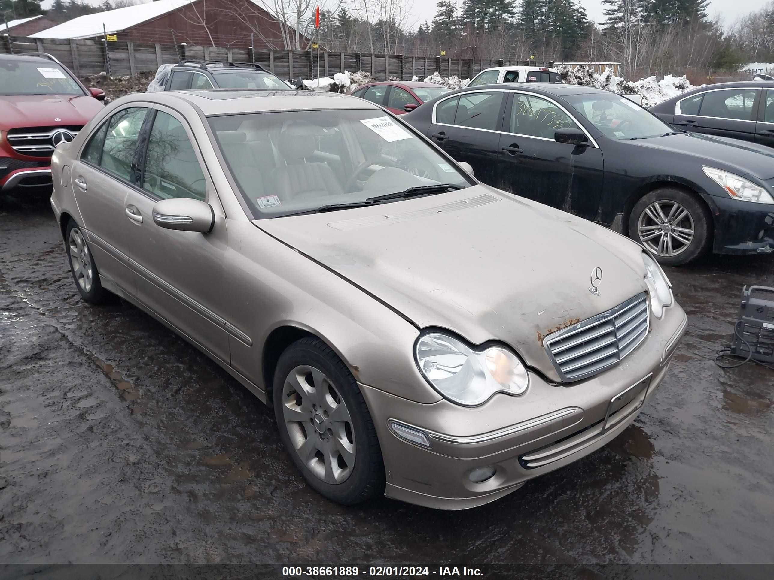 MERCEDES-BENZ C-KLASSE 2005 wdbrf81j45f635317