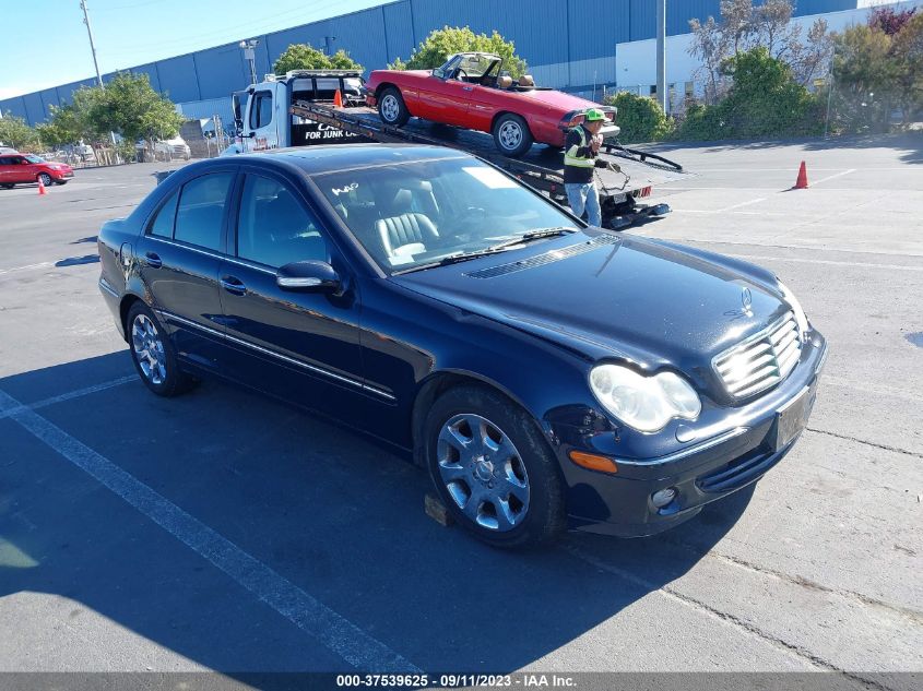 MERCEDES-BENZ C-KLASSE 2005 wdbrf81j65f569367