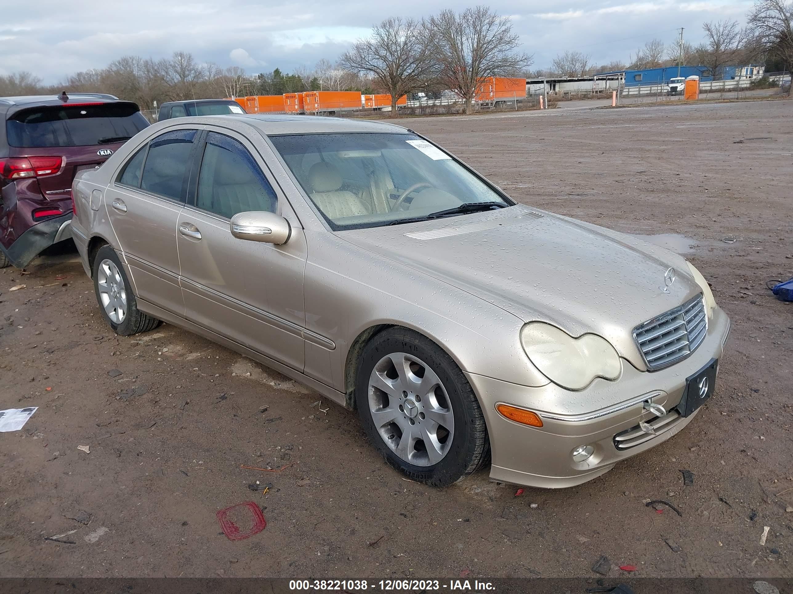 MERCEDES-BENZ C-KLASSE 2005 wdbrf81j85f645364