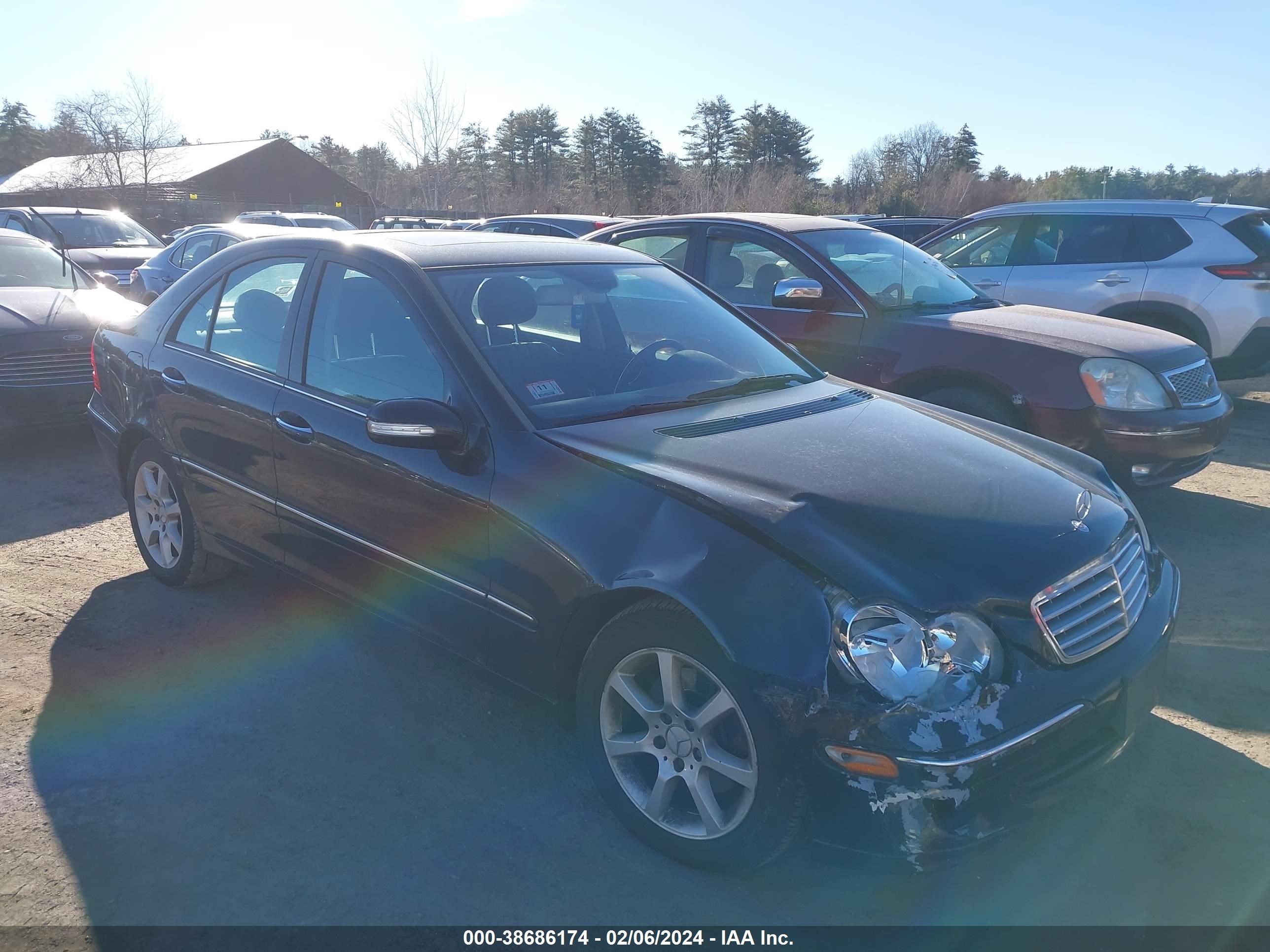 MERCEDES-BENZ C-KLASSE 2007 wdbrf92h17f922473