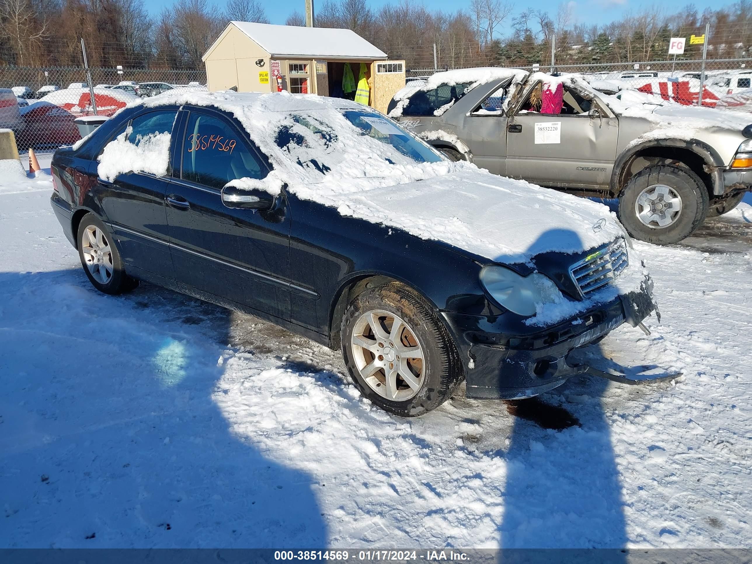 MERCEDES-BENZ C-KLASSE 2007 wdbrf92h17f923977