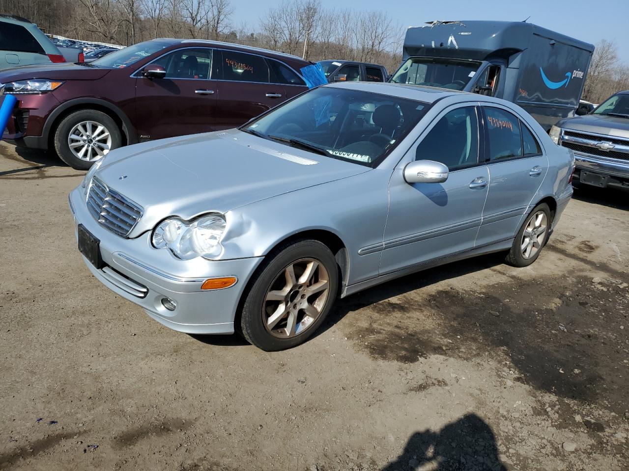 MERCEDES-BENZ C-KLASSE 2007 wdbrf92h27f841062