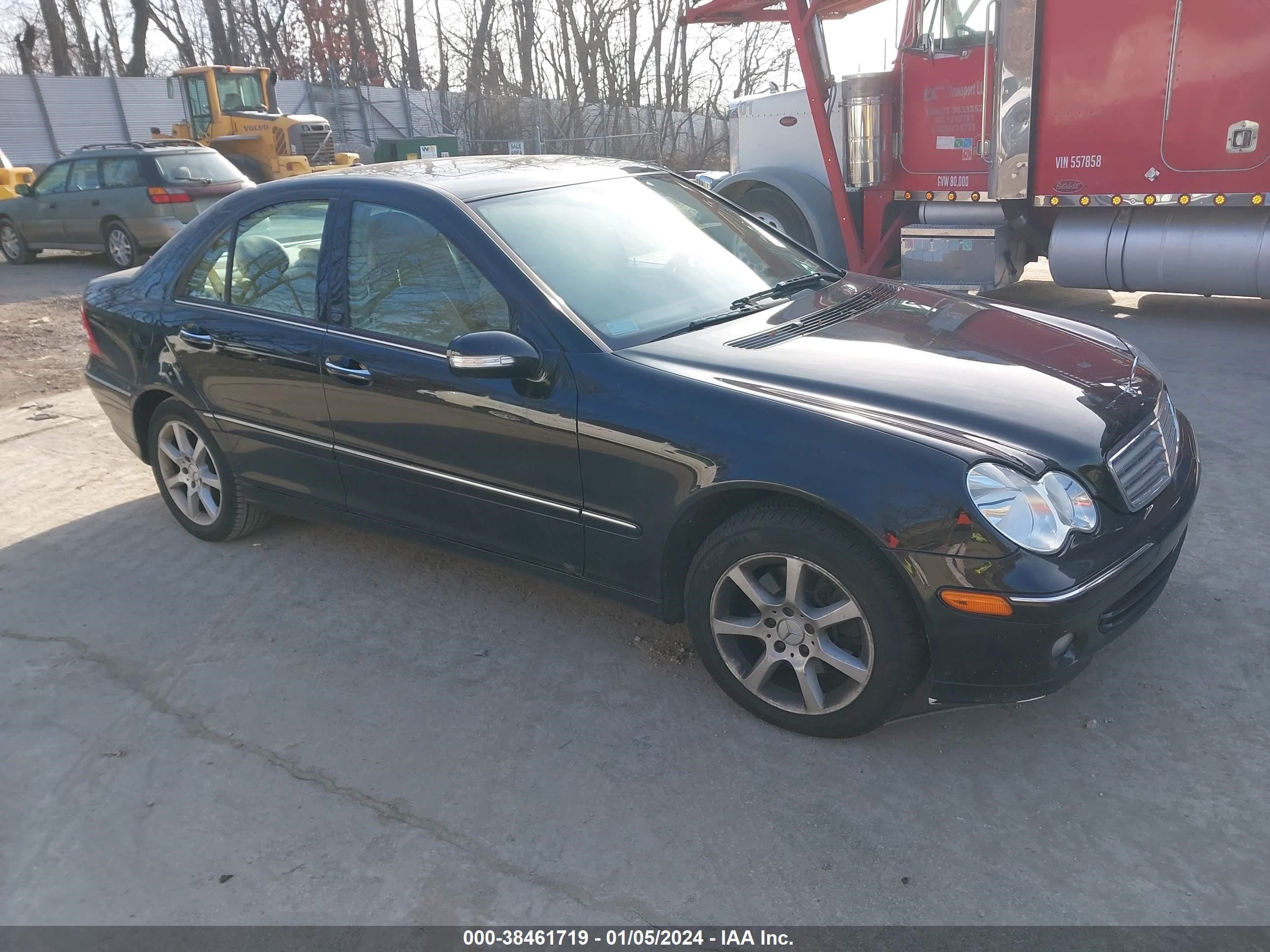 MERCEDES-BENZ C-KLASSE 2007 wdbrf92h37f914777