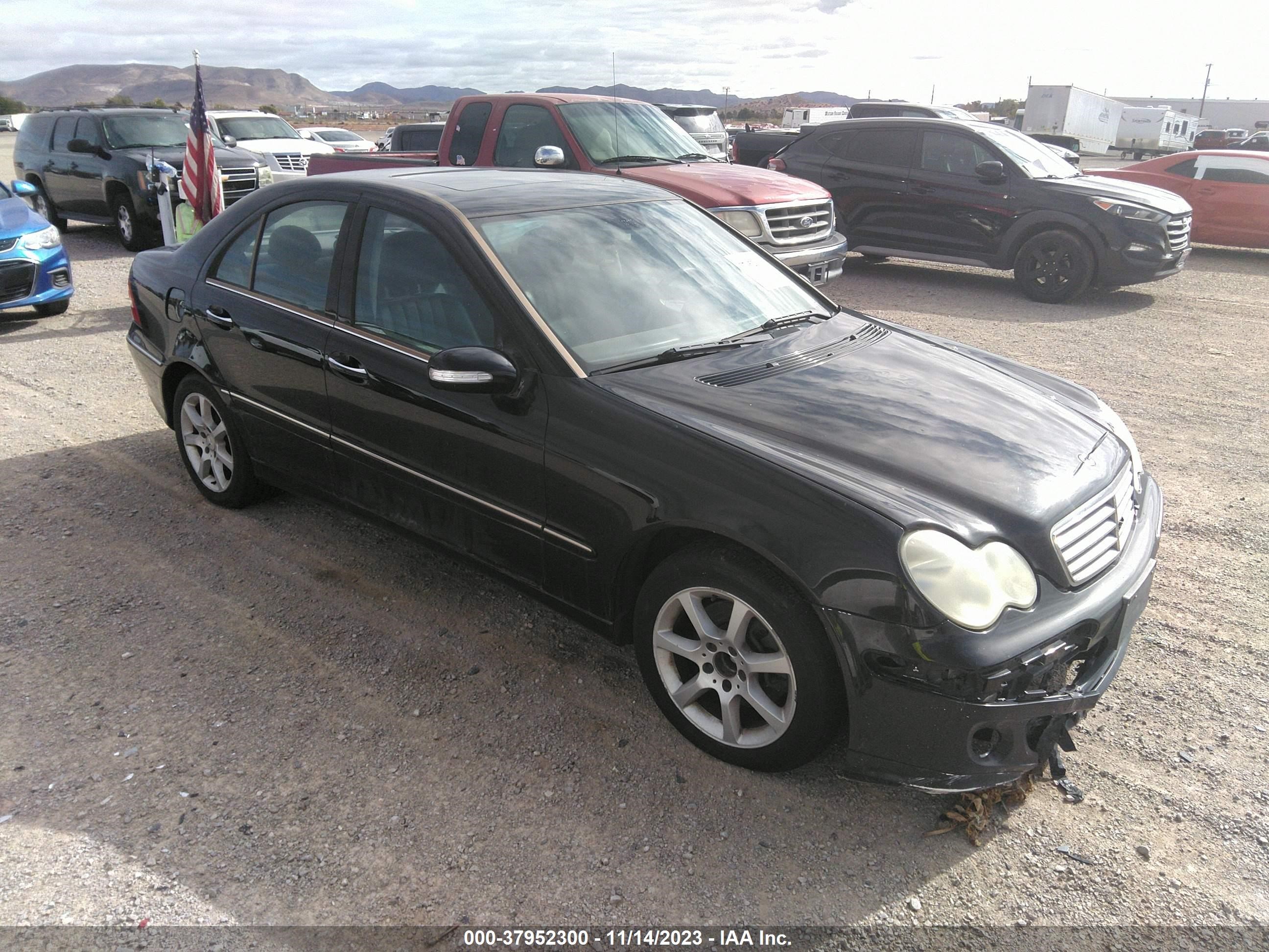 MERCEDES-BENZ C-KLASSE 2007 wdbrf92h67f903806