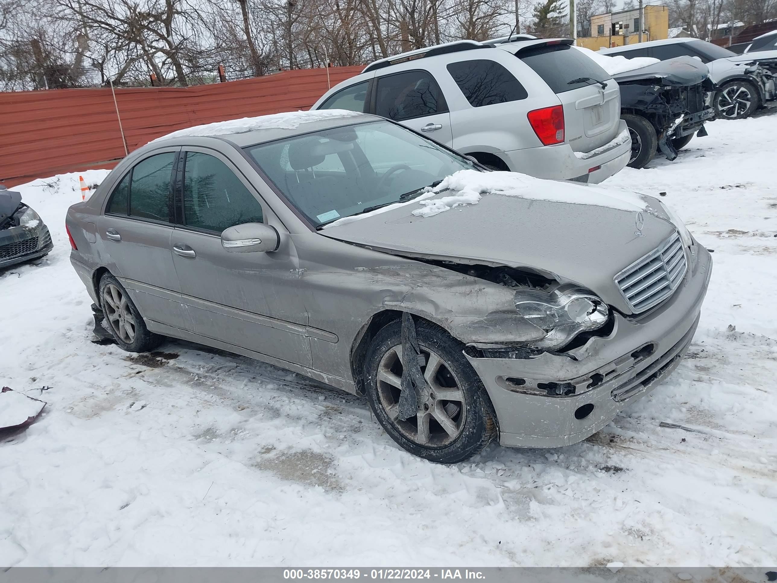 MERCEDES-BENZ C-KLASSE 2007 wdbrf92h77f915611