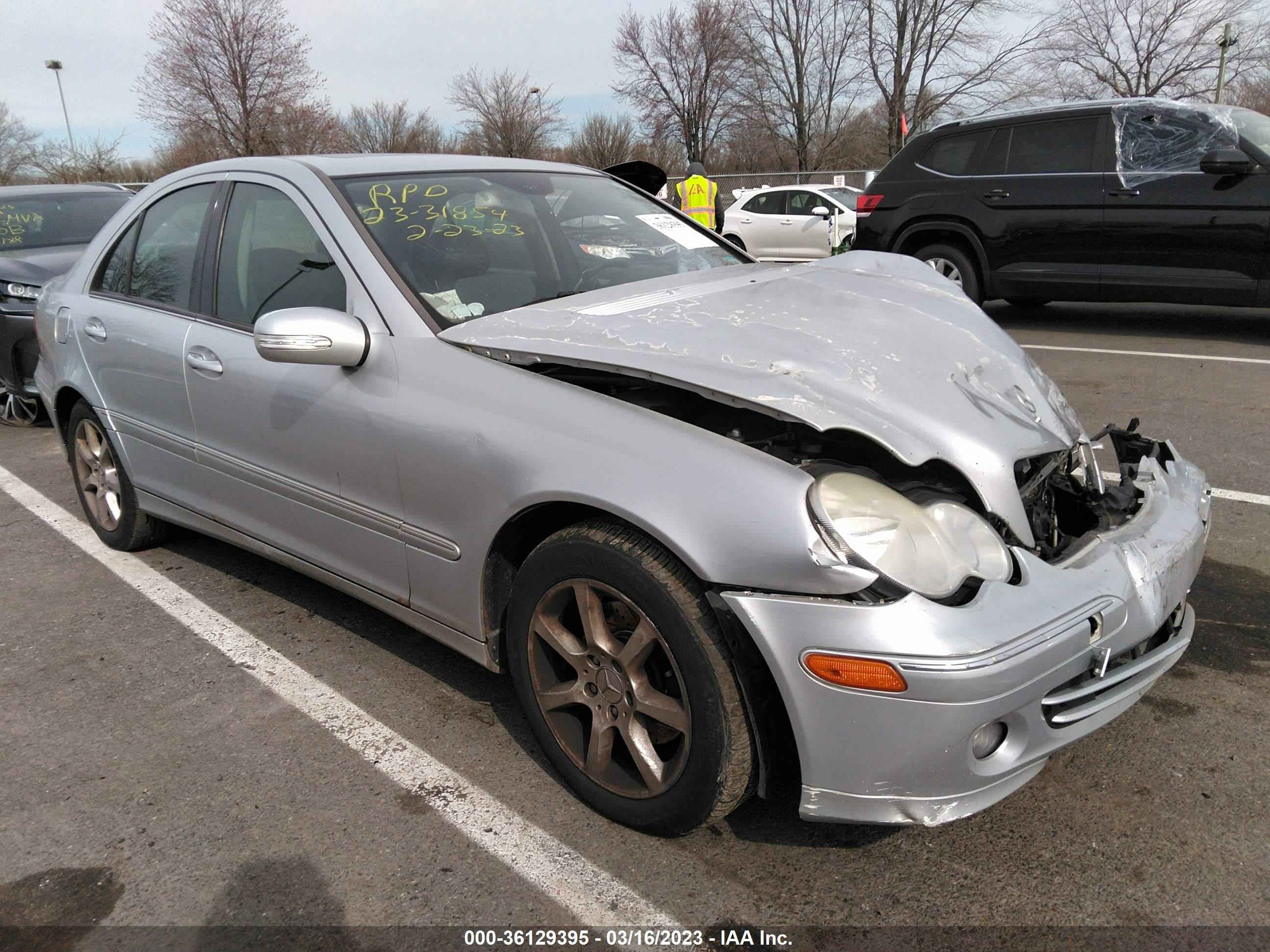 MERCEDES-BENZ C-KLASSE 2007 wdbrf92h87f895000