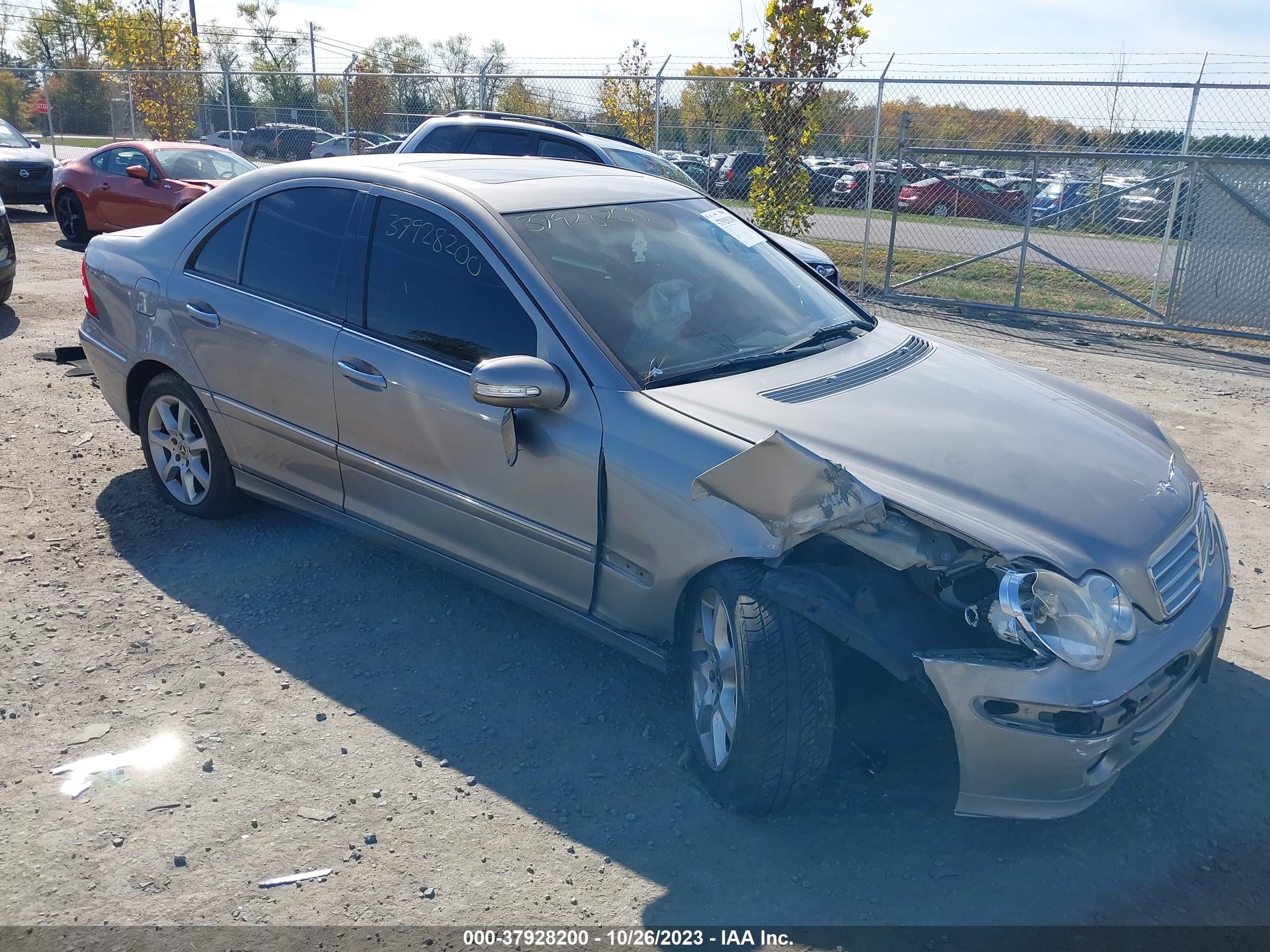 MERCEDES-BENZ C-KLASSE 2007 wdbrf92h97f865360