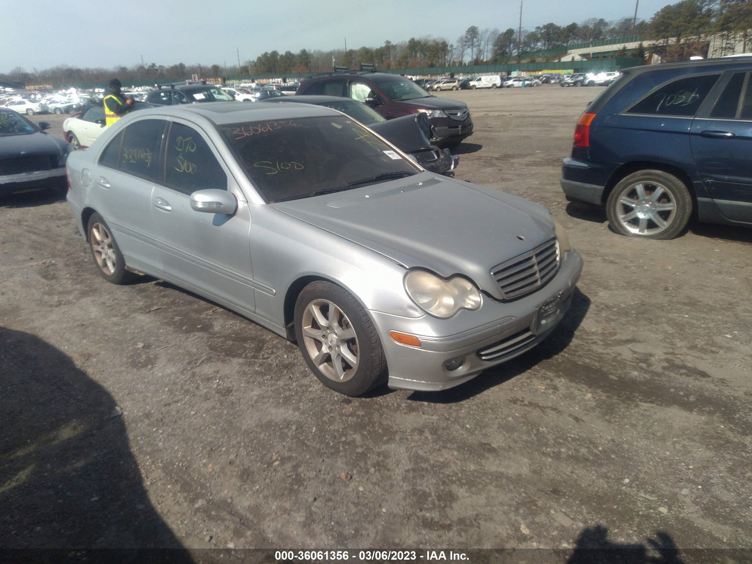 MERCEDES-BENZ C-KLASSE 2007 wdbrf92h97f929977