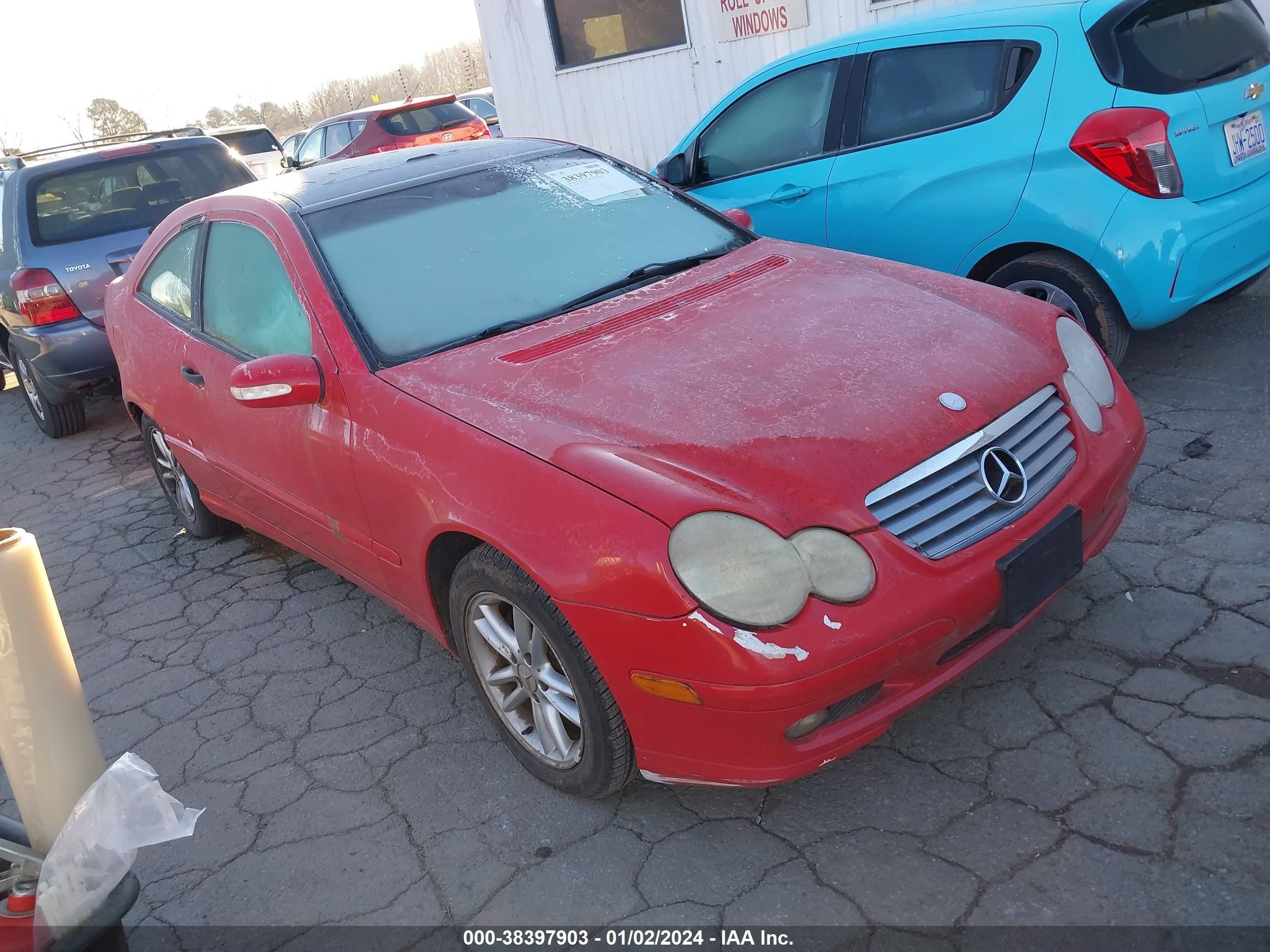 MERCEDES-BENZ C-KLASSE 2002 wdbrn47j72a343737