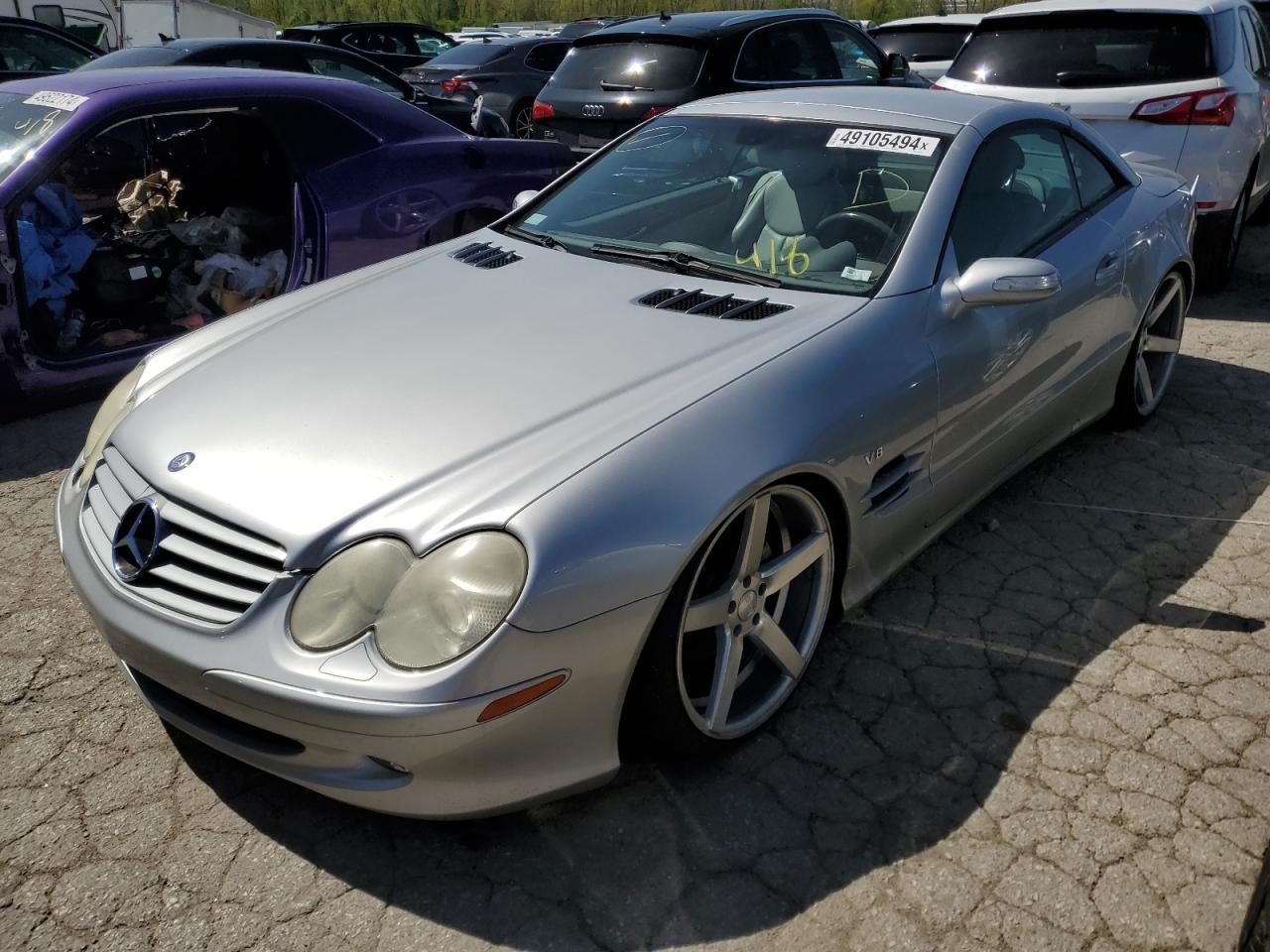 MERCEDES-BENZ SL-KLASSE 2004 wdbsk75f64f082732