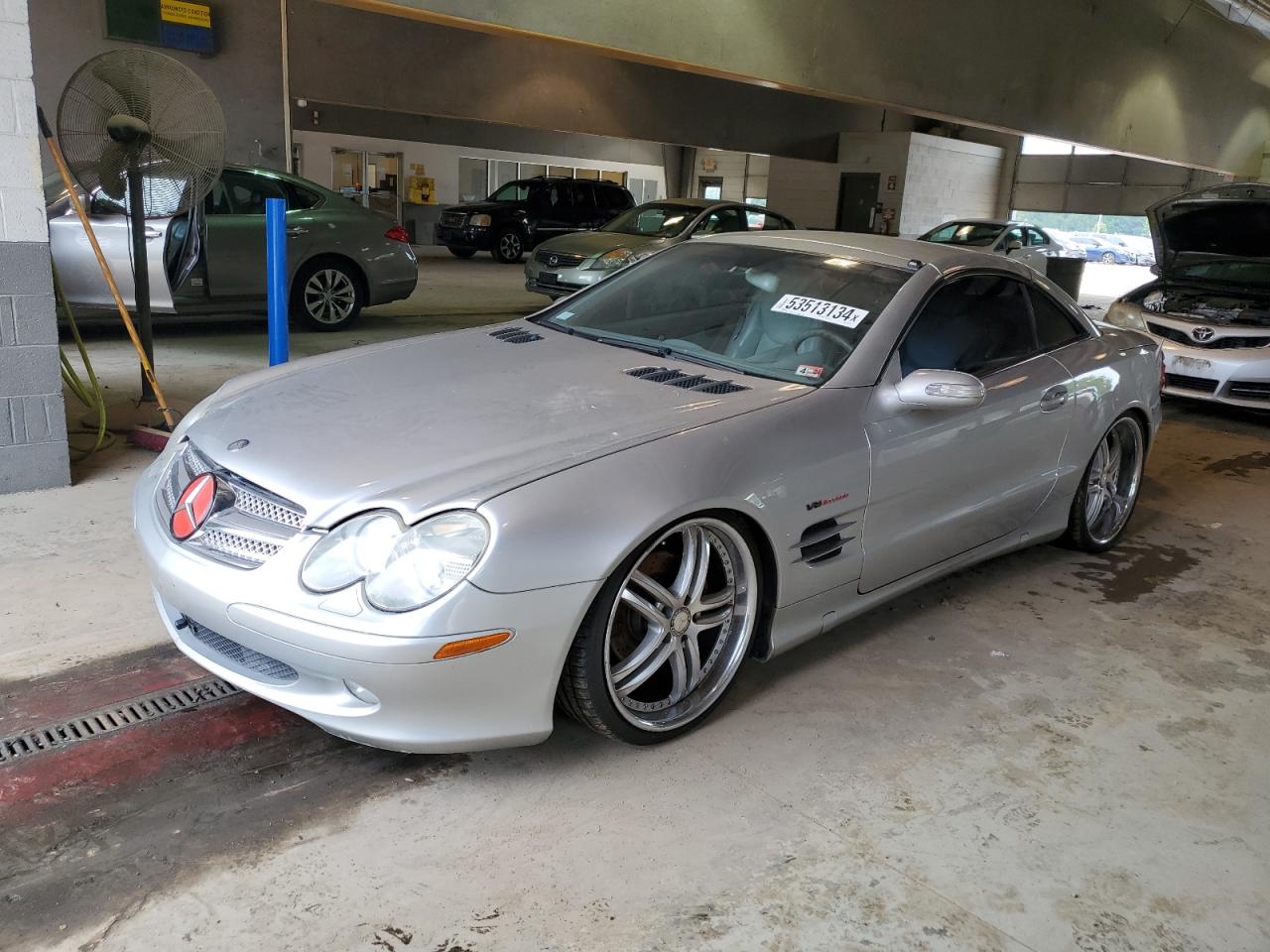 MERCEDES-BENZ SL-KLASSE 2004 wdbsk75f84f080870