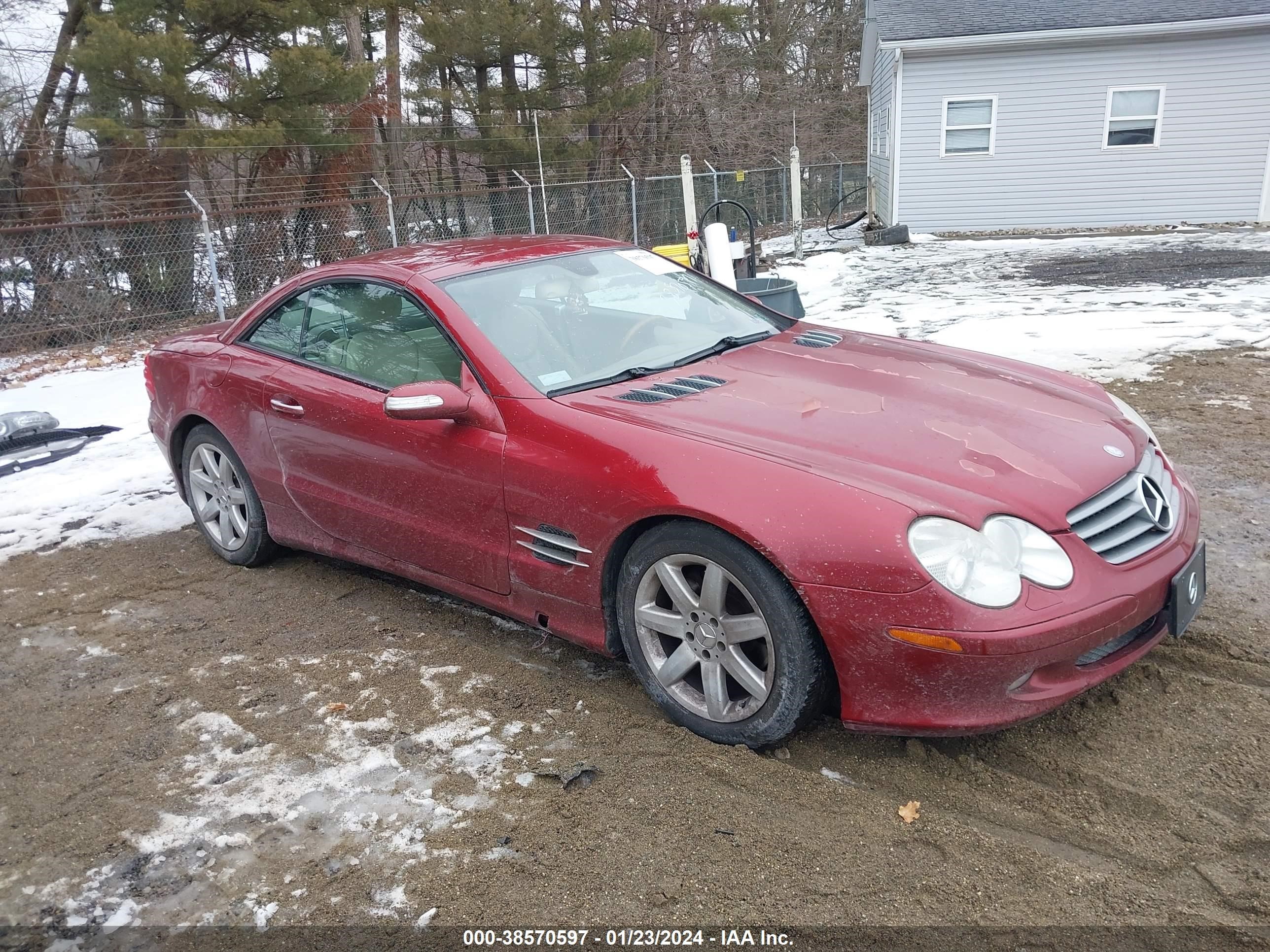 MERCEDES-BENZ SL-KLASSE 2005 wdbsk75f85f090932