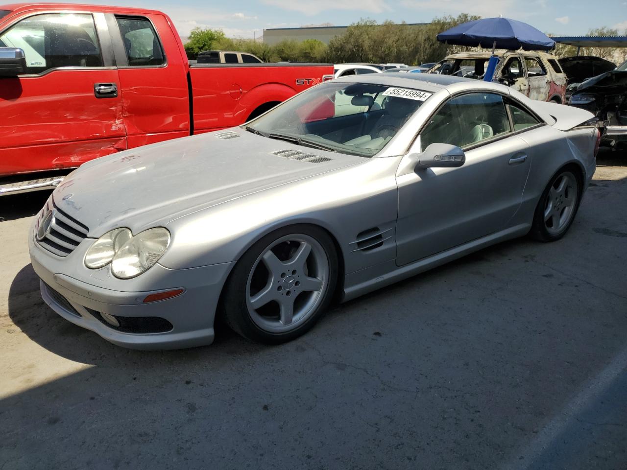 MERCEDES-BENZ SL-KLASSE 2003 wdbsk75fx3f034245