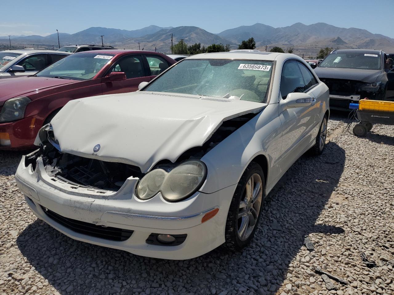 MERCEDES-BENZ CLK-KLASSE 2008 wdbtj56h48f241667