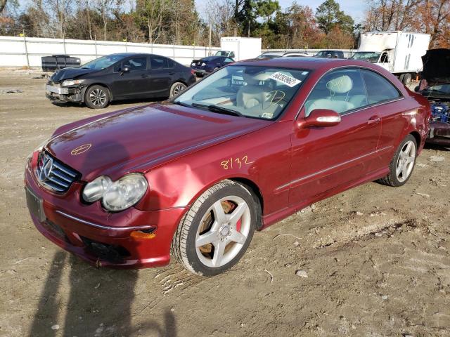 MERCEDES-BENZ CLK 500 2005 wdbtj75j15f138556