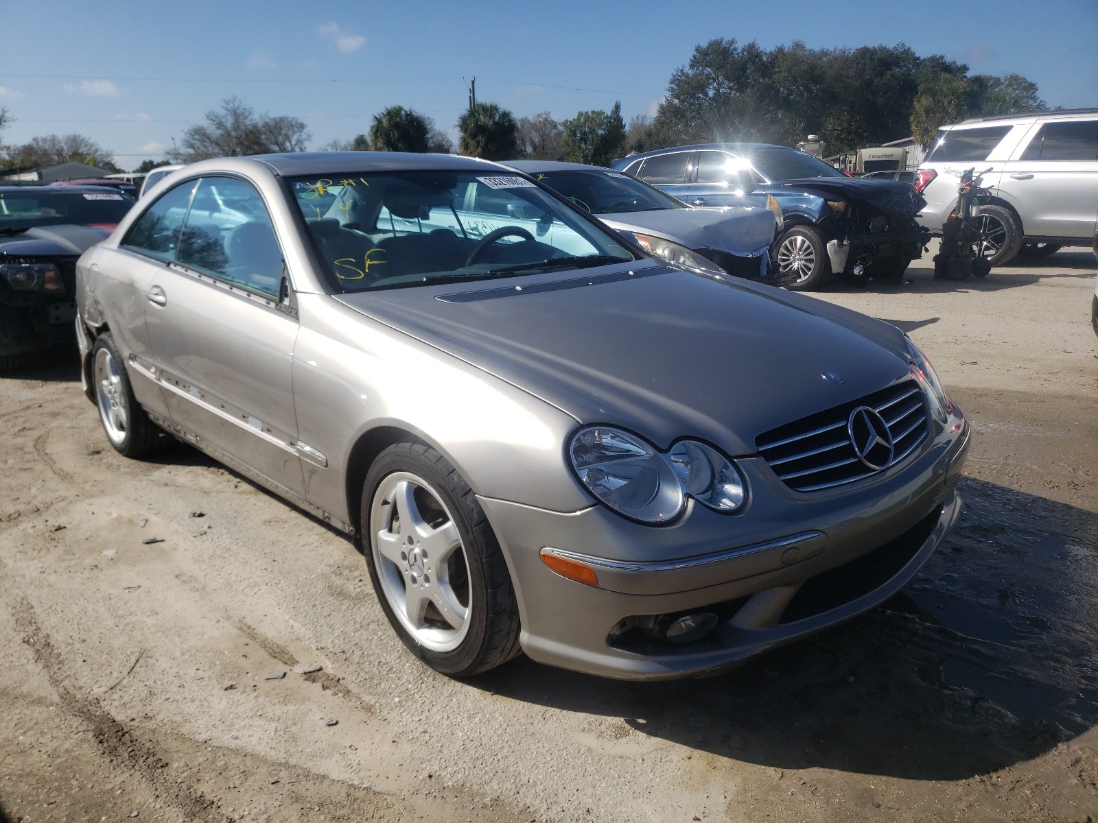 MERCEDES-BENZ CLK 500 2004 wdbtj75j74f068530