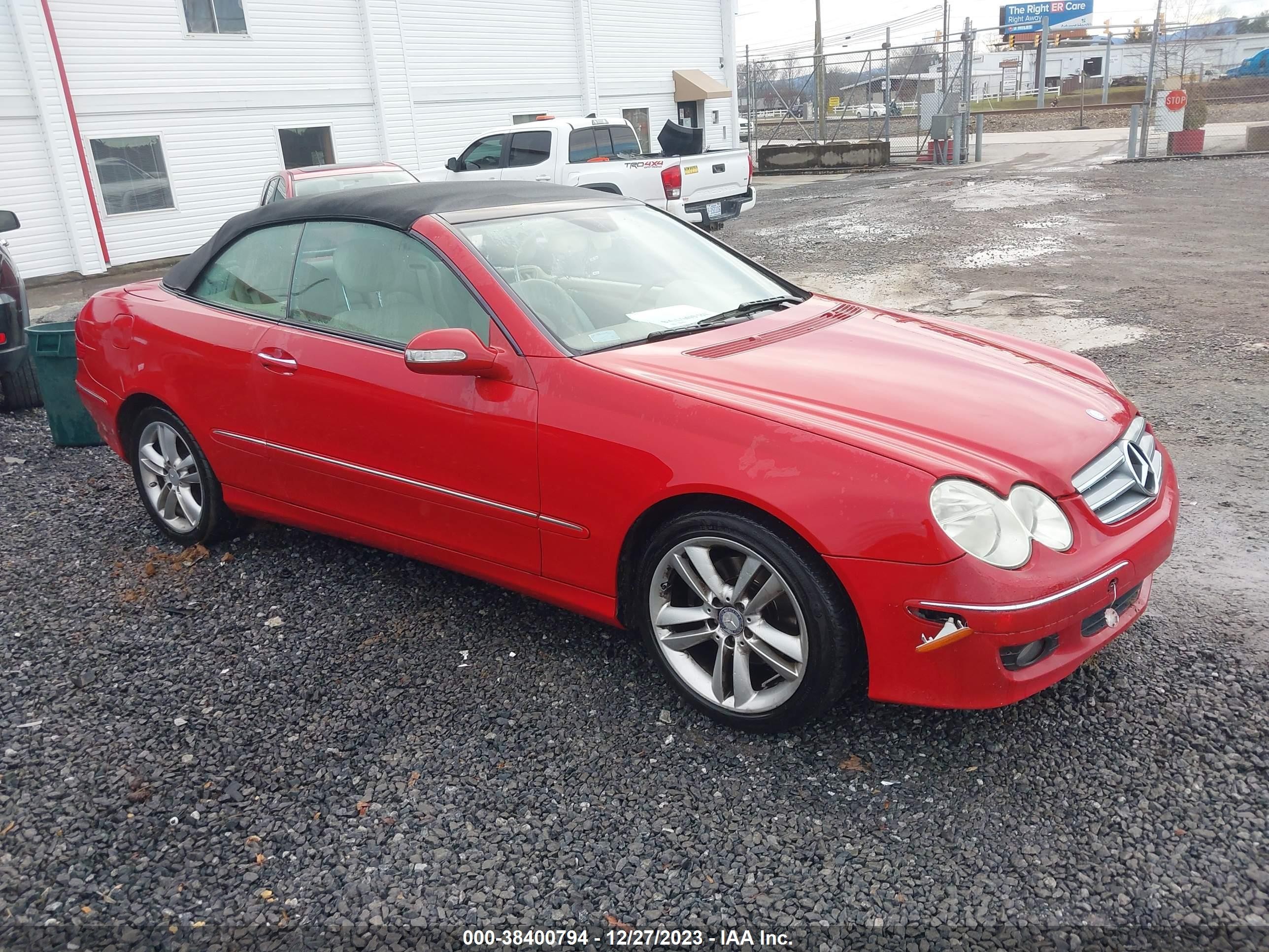 MERCEDES-BENZ CLK-KLASSE 2008 wdbtk56f68t091722