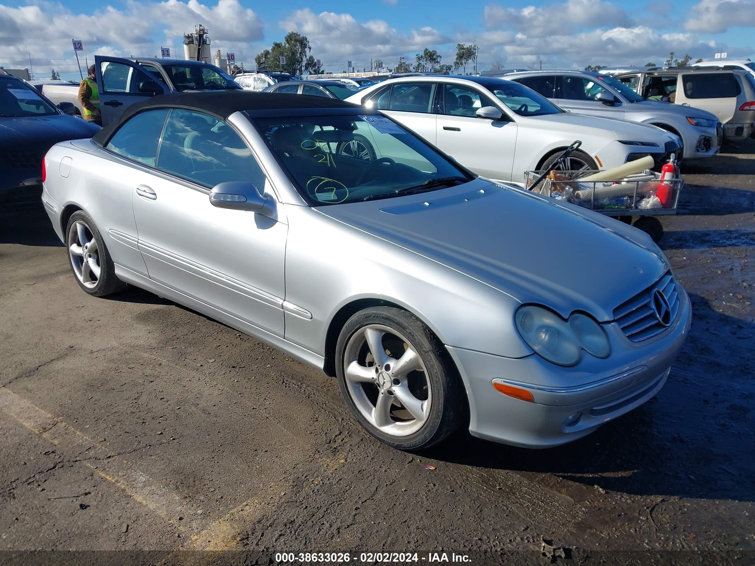 MERCEDES-BENZ CLK-KLASSE 2005 wdbtk65g45t053837