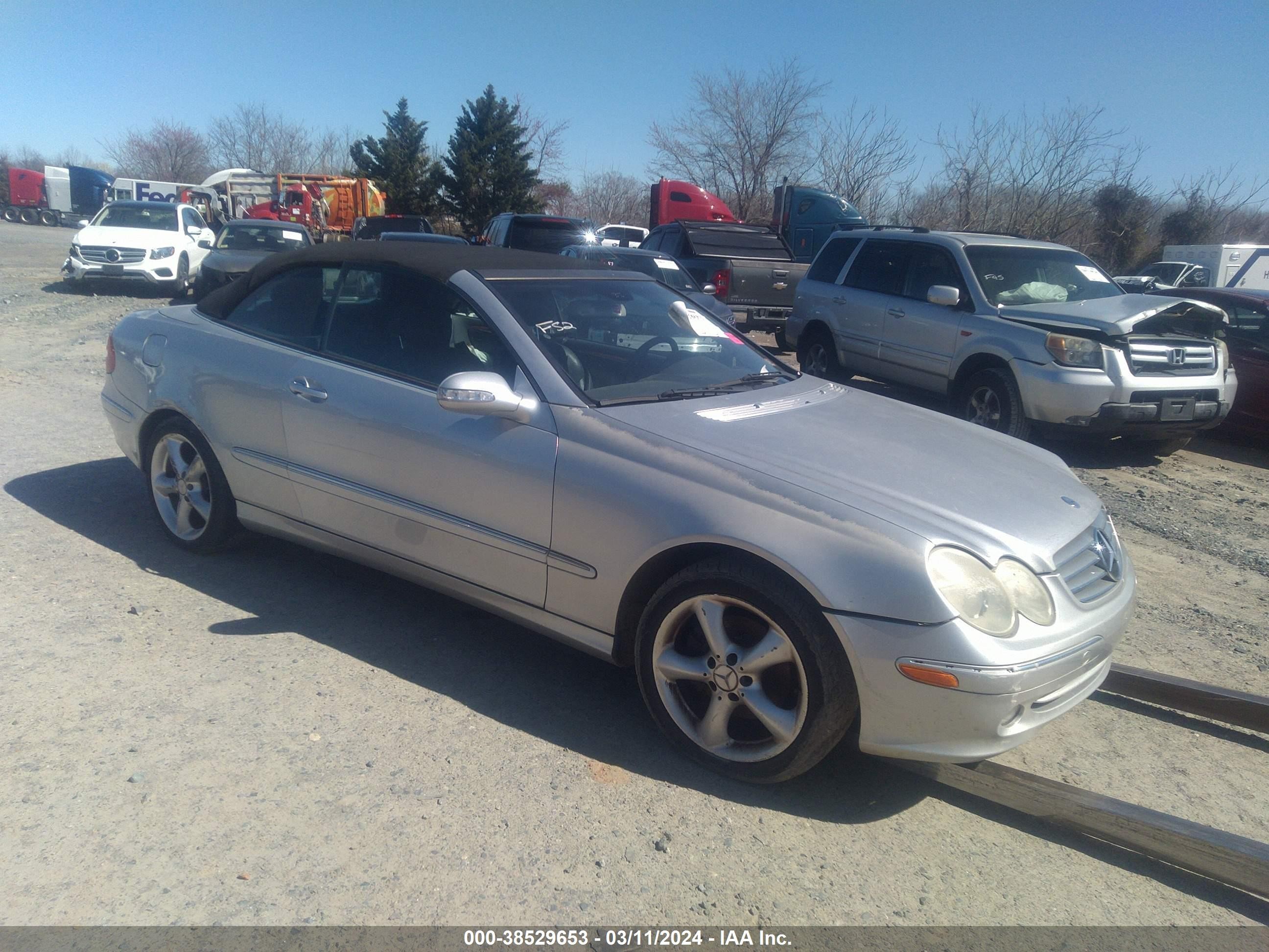 MERCEDES-BENZ CLK-KLASSE 2005 wdbtk65j05f144405